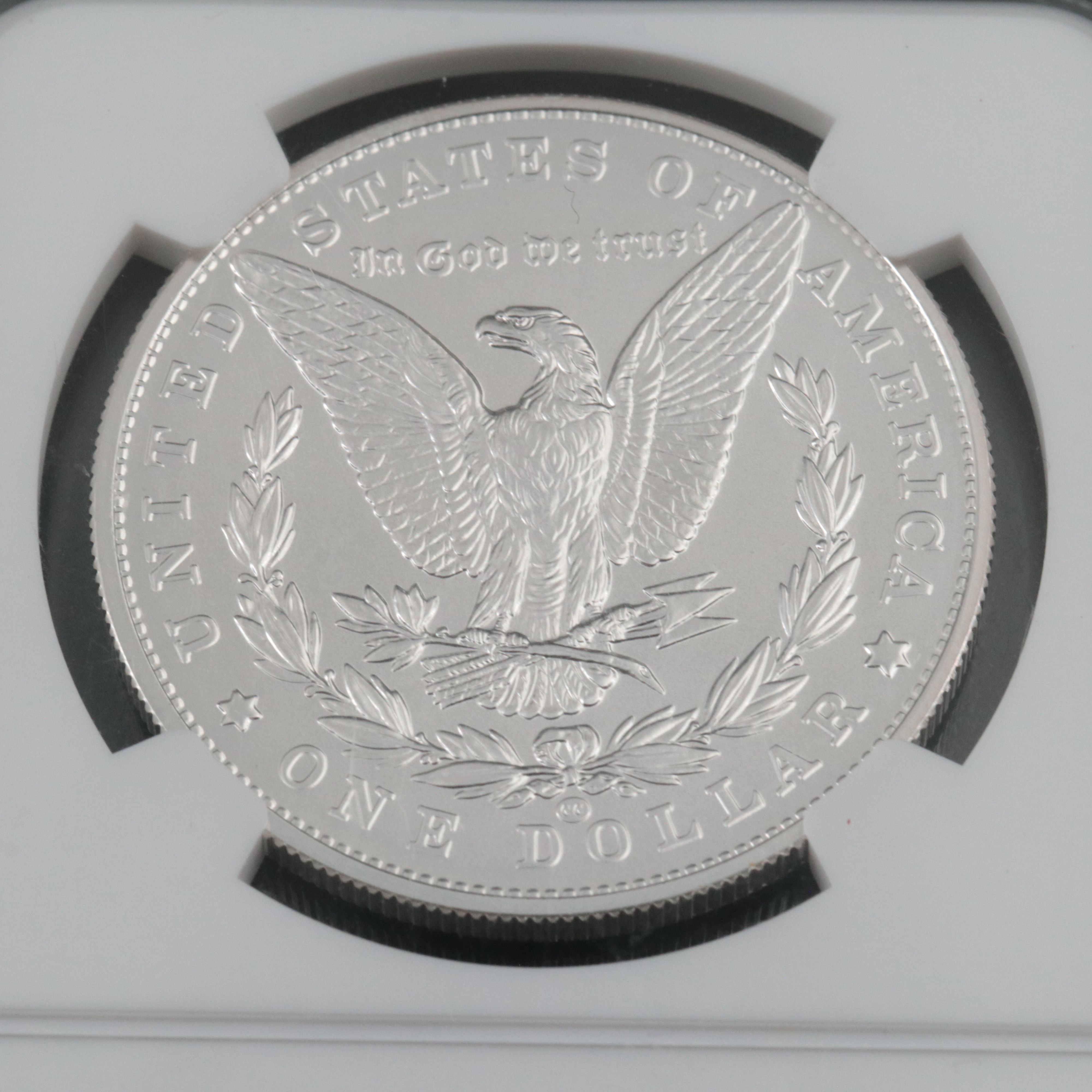 NGC Graded MS70 2021-CC Privy Mark Morgan Silver Dollar, First Day of Issue