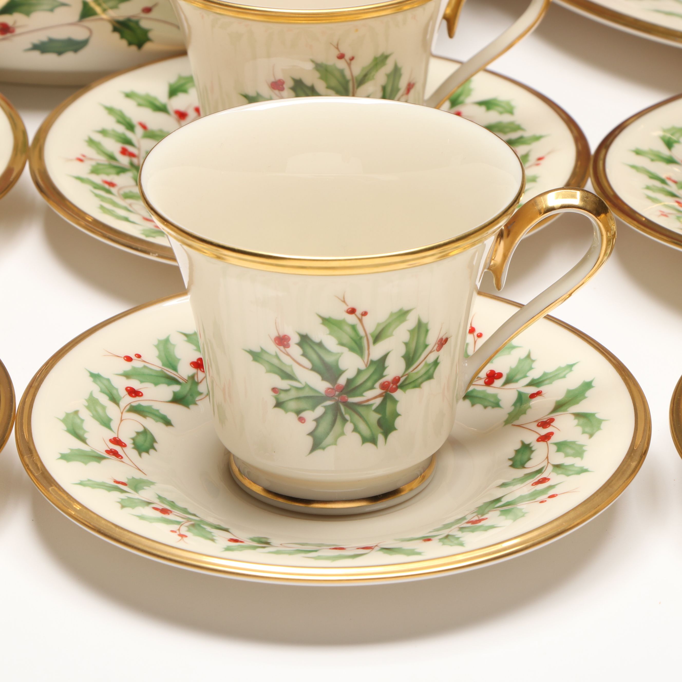 Lenox "Holiday" Collection Round Serving Plate with Handle and More Dinnerware