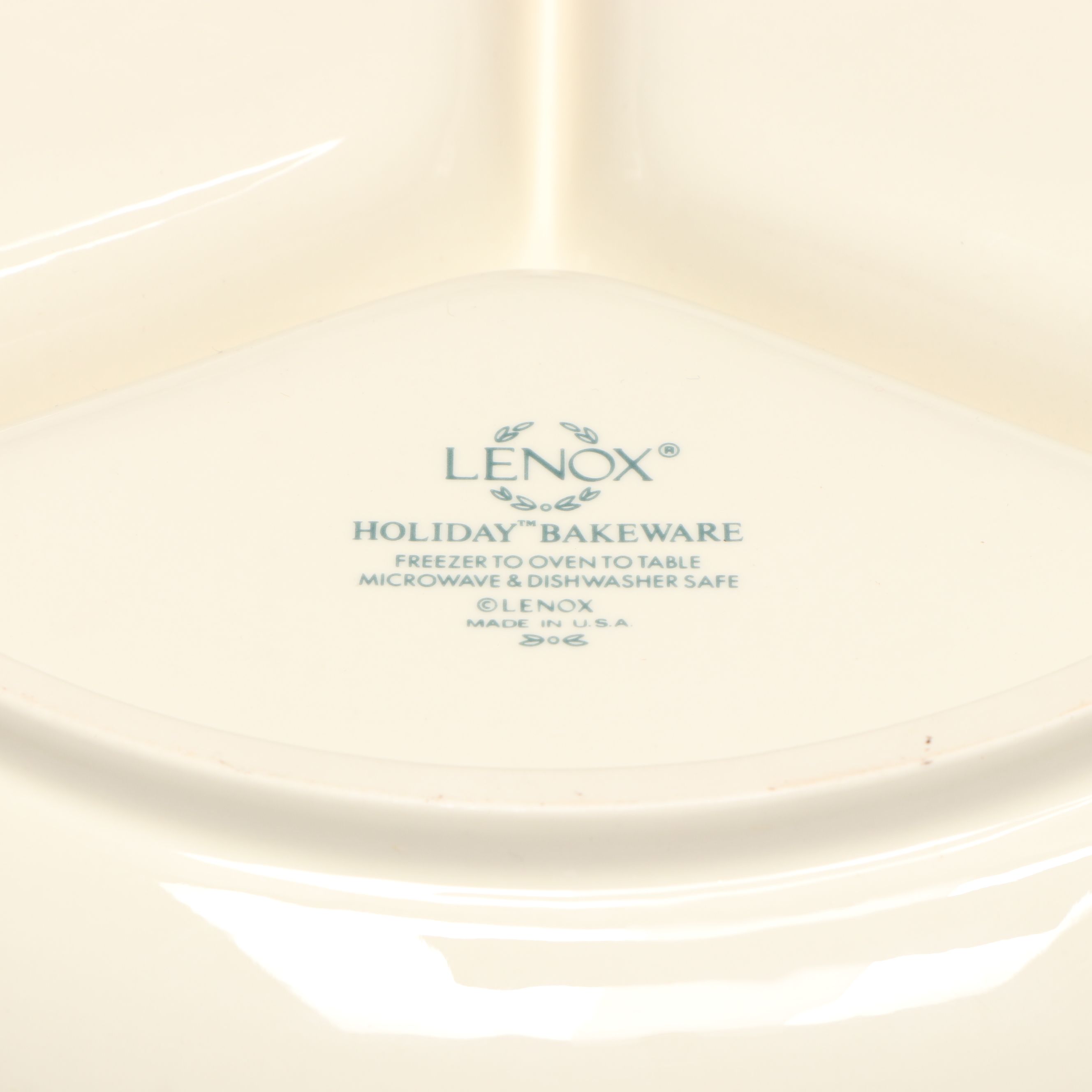 Lenox "Holiday" Collection Round Serving Plate with Handle and More Dinnerware