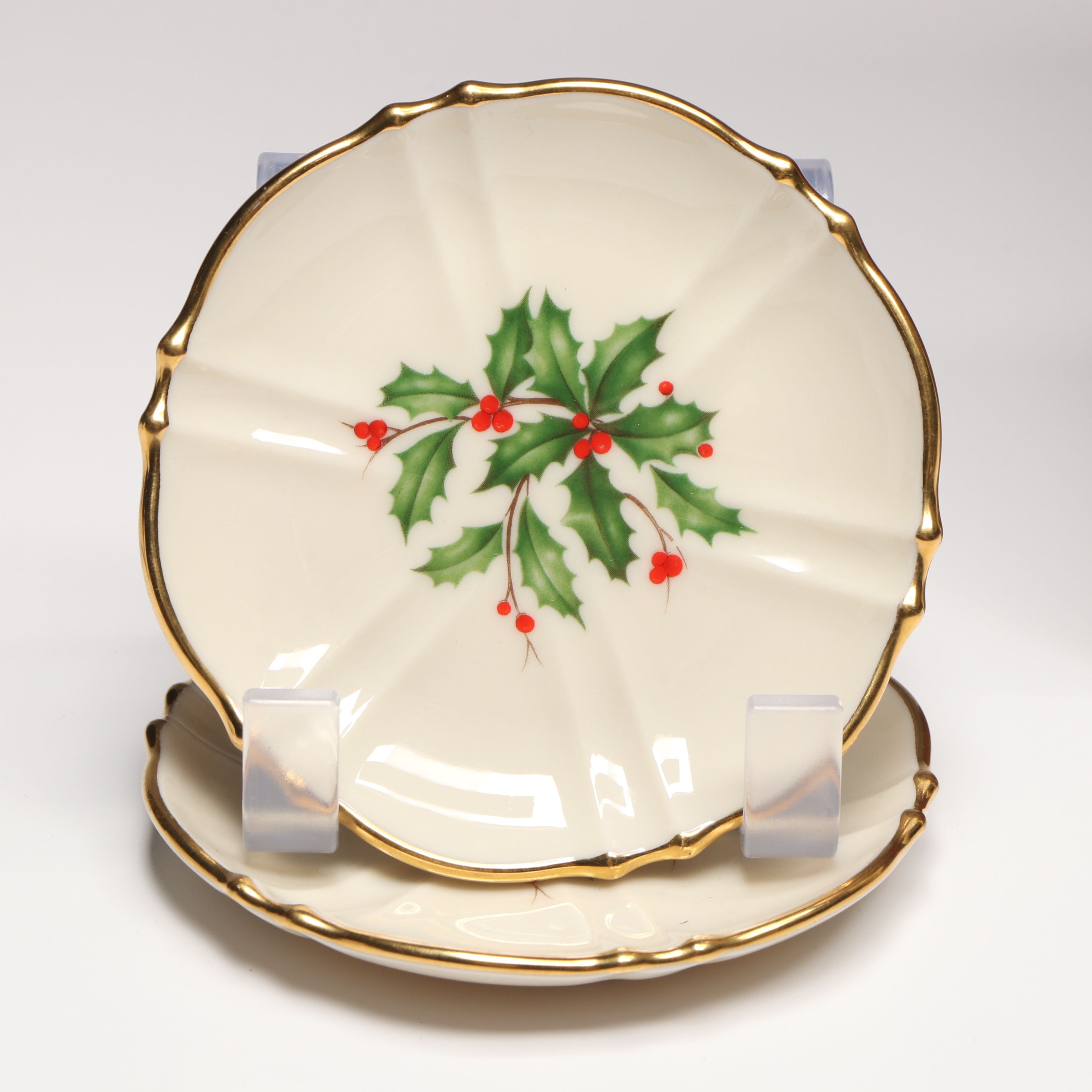 Lenox "Holiday" Collection Round Serving Plate with Handle and More Dinnerware