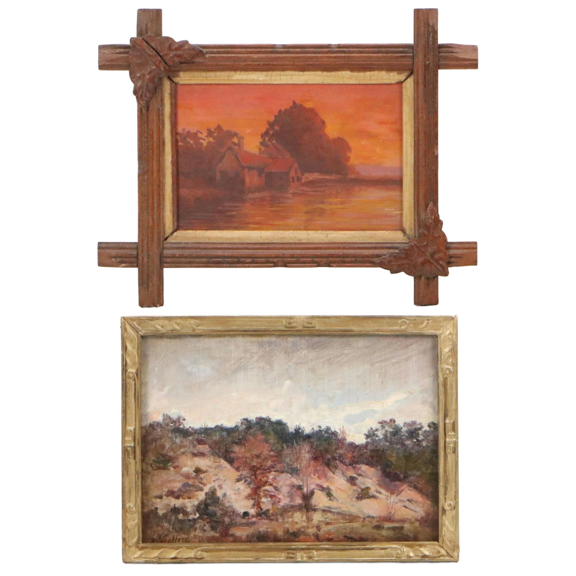 Jeanne Reimbolte Landscape Oil Painting and More, Early 20th Century