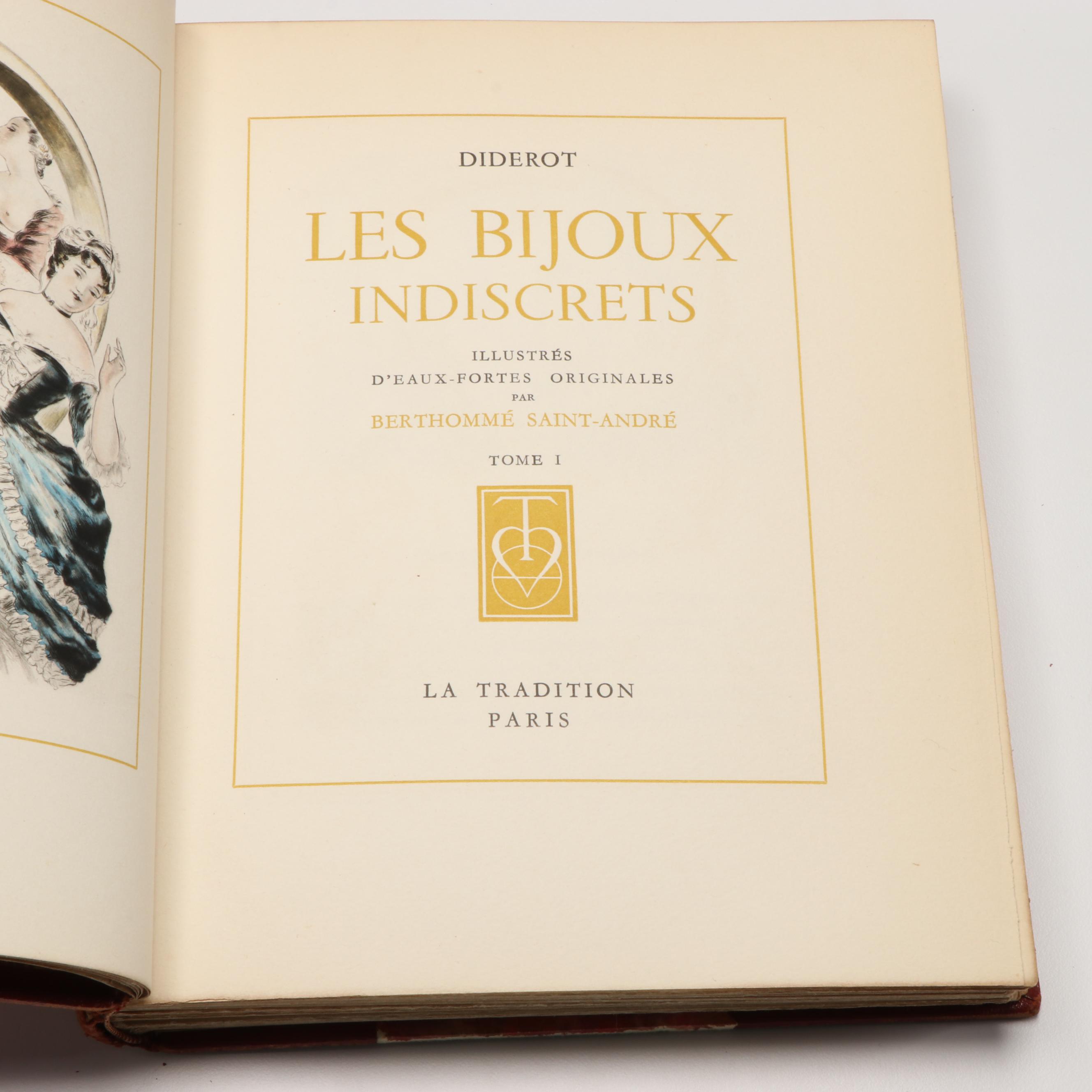 "Les Bijoux Indiscrets" Volume 1-2 by Denis Diderot