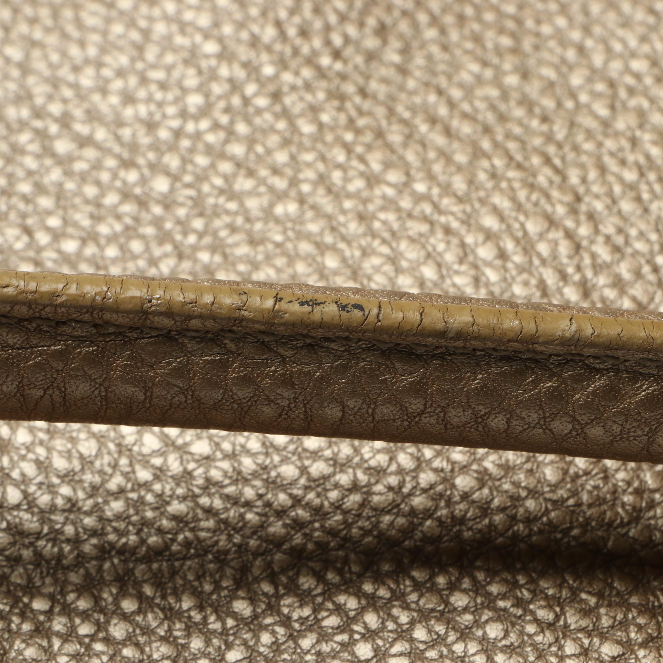 Salvatore Ferragamo Gancini Buckle Hobo Shoulder Bag in Metallic Leather