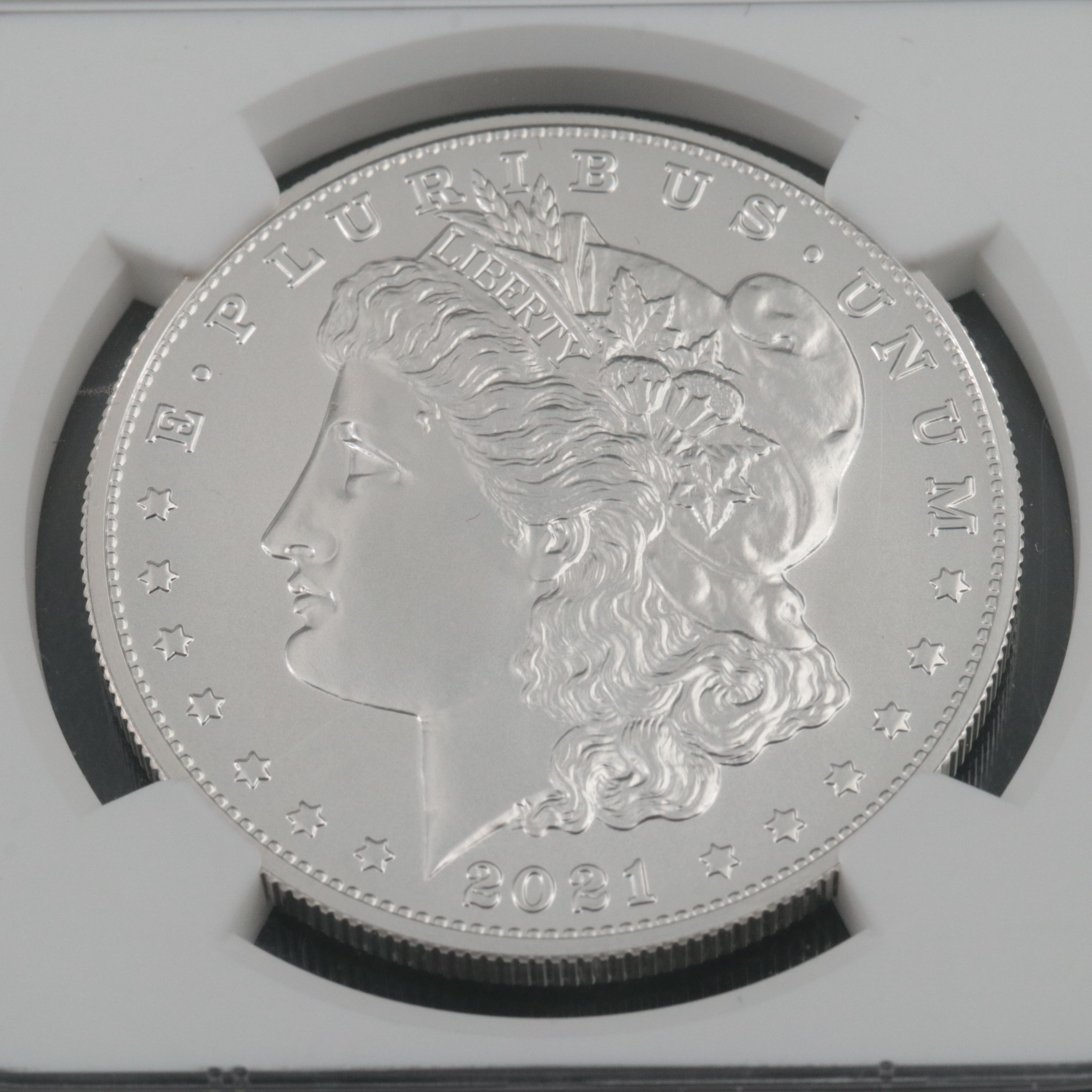 2021-O NGC MS70 First Day of Issue Morgan Dollar