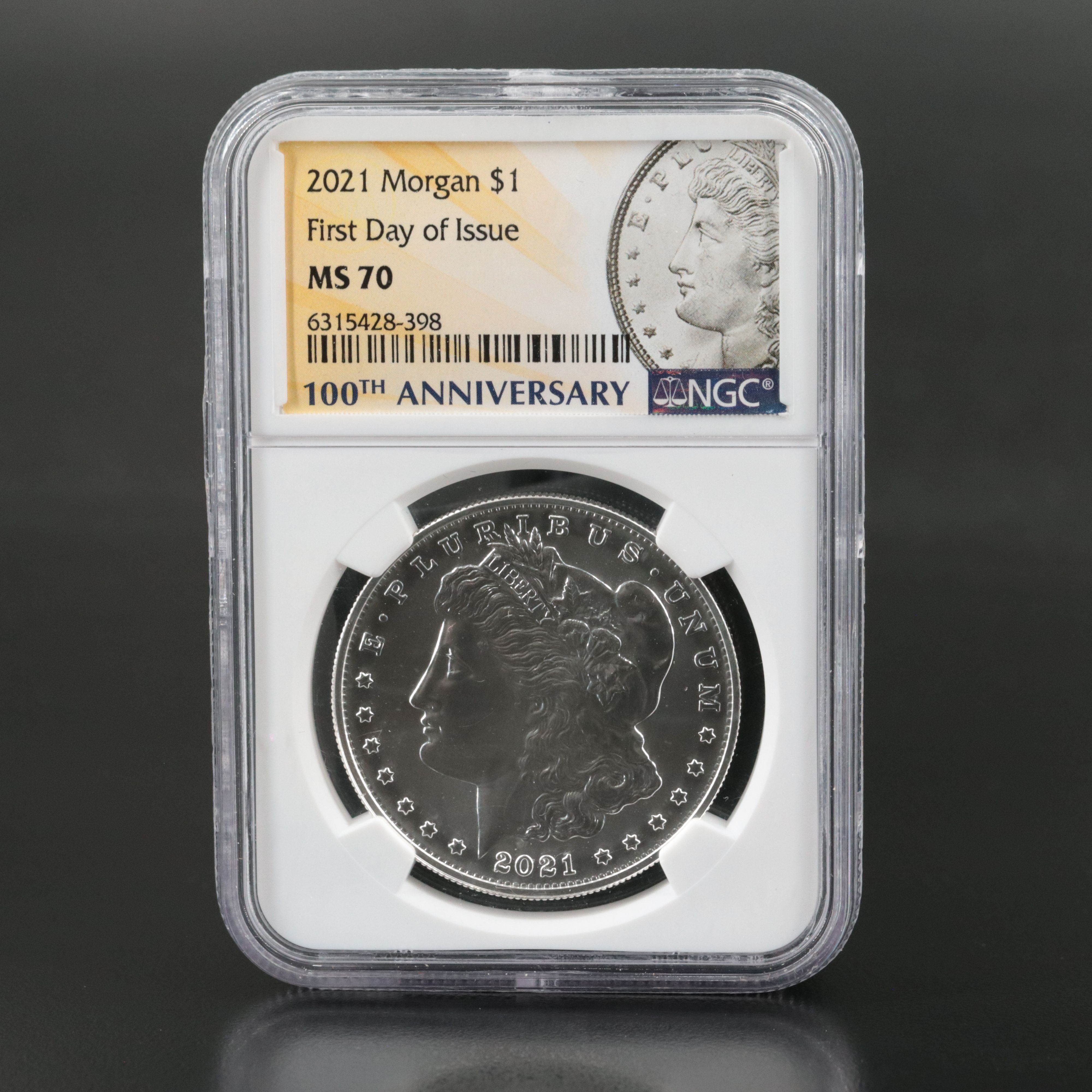 2021 NGC MS70 First Day of Issue Morgan Dollar