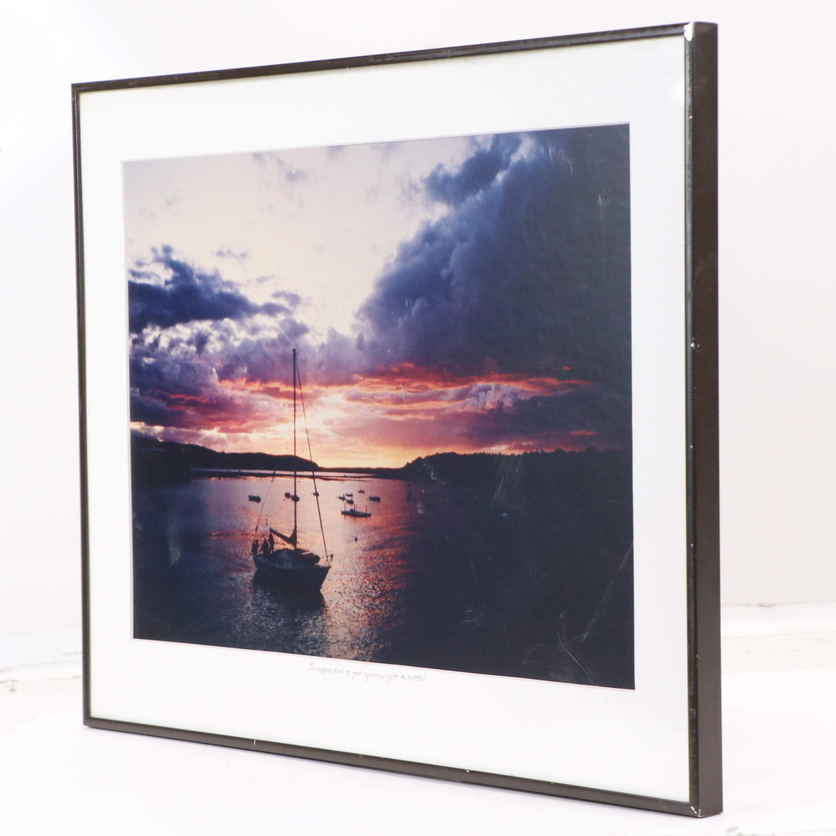 Chromogenic Color Print of "Sunset Bar Harbor, Maine"