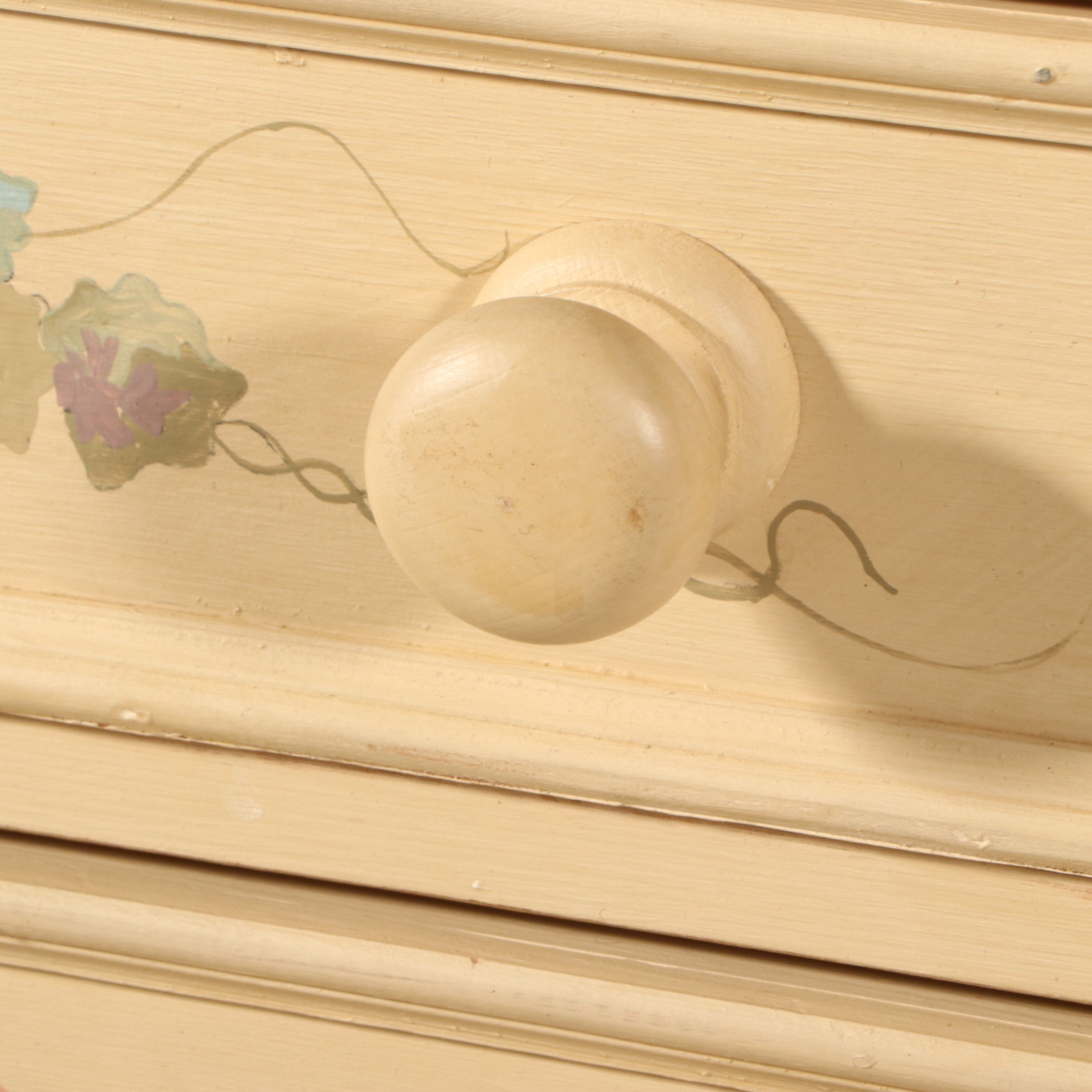Victorian Style Paint-Decorated Chest of Drawers