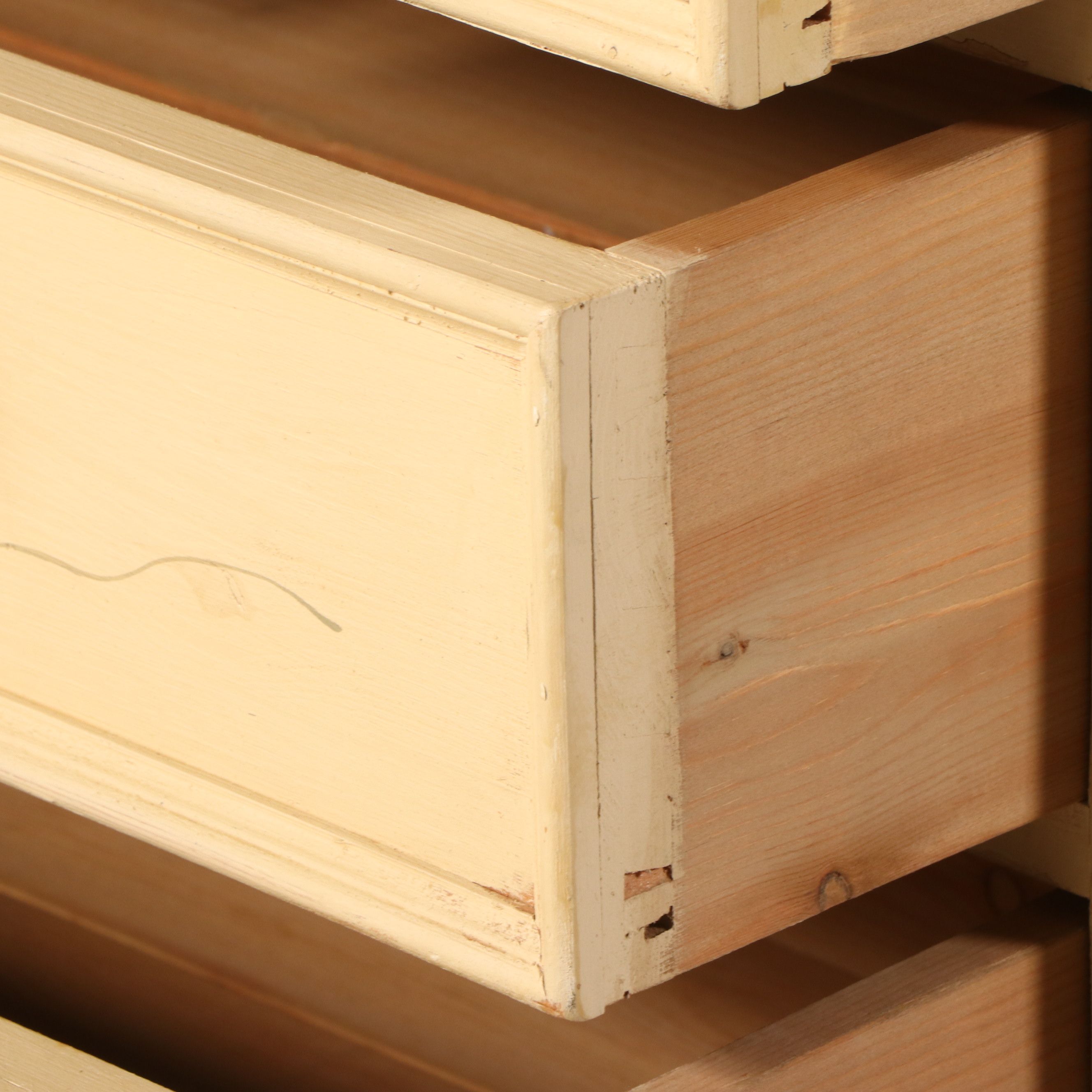 Victorian Style Paint-Decorated Chest of Drawers