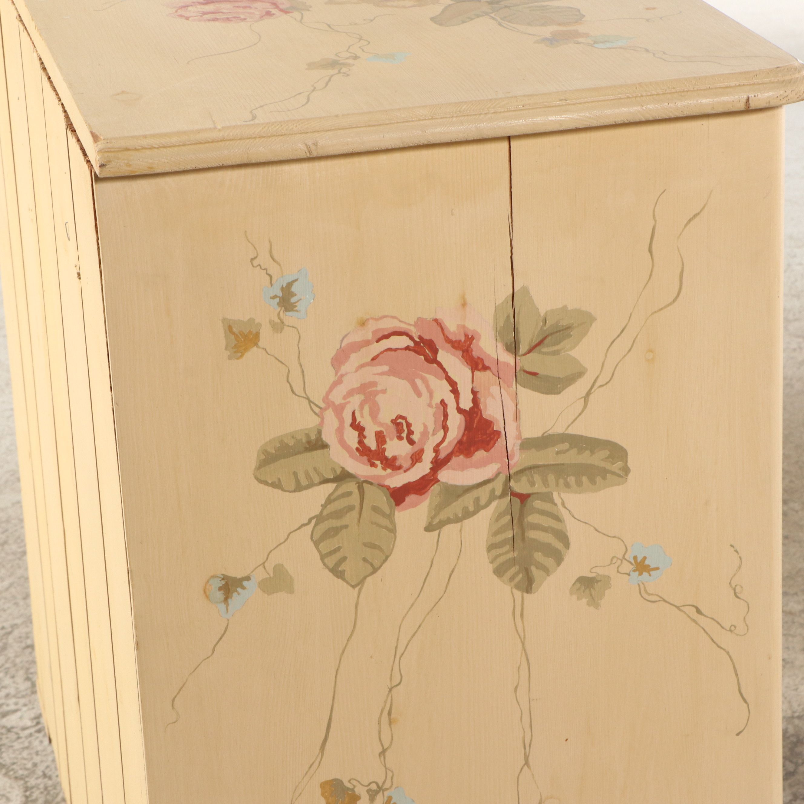 Victorian Style Paint-Decorated Chest of Drawers