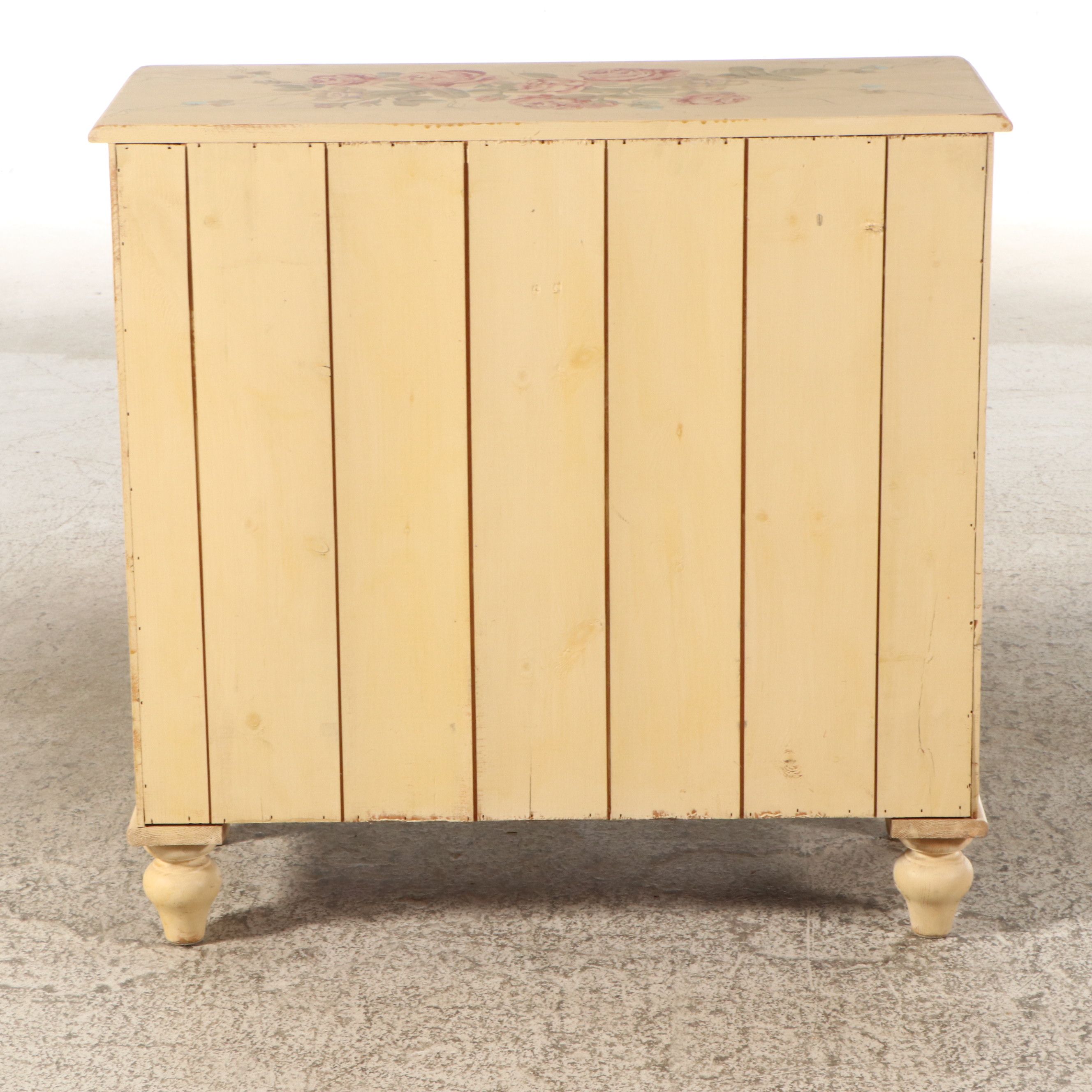 Victorian Style Paint-Decorated Chest of Drawers