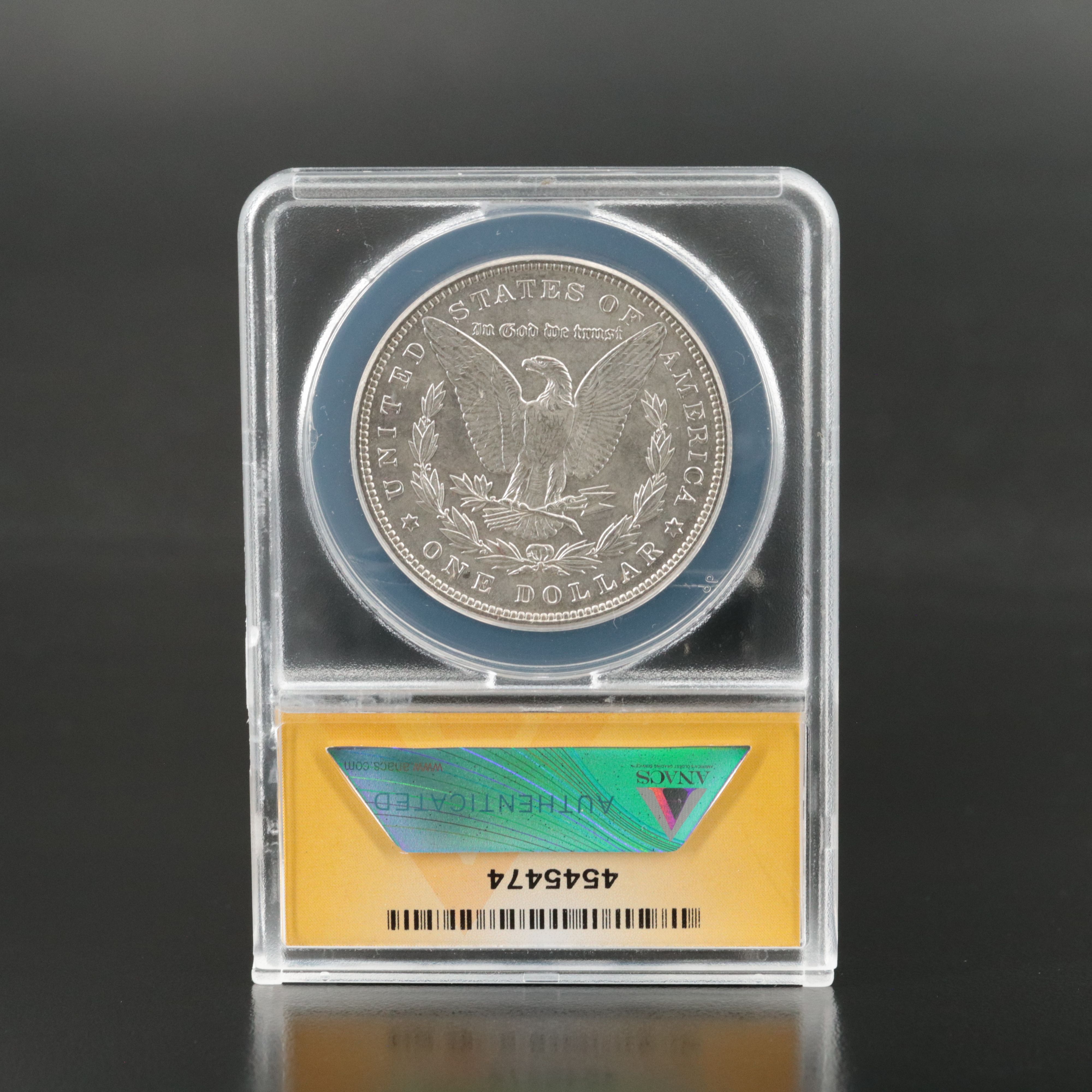 1886 ANACS MS 63 Vam 5 Morgan Dollar