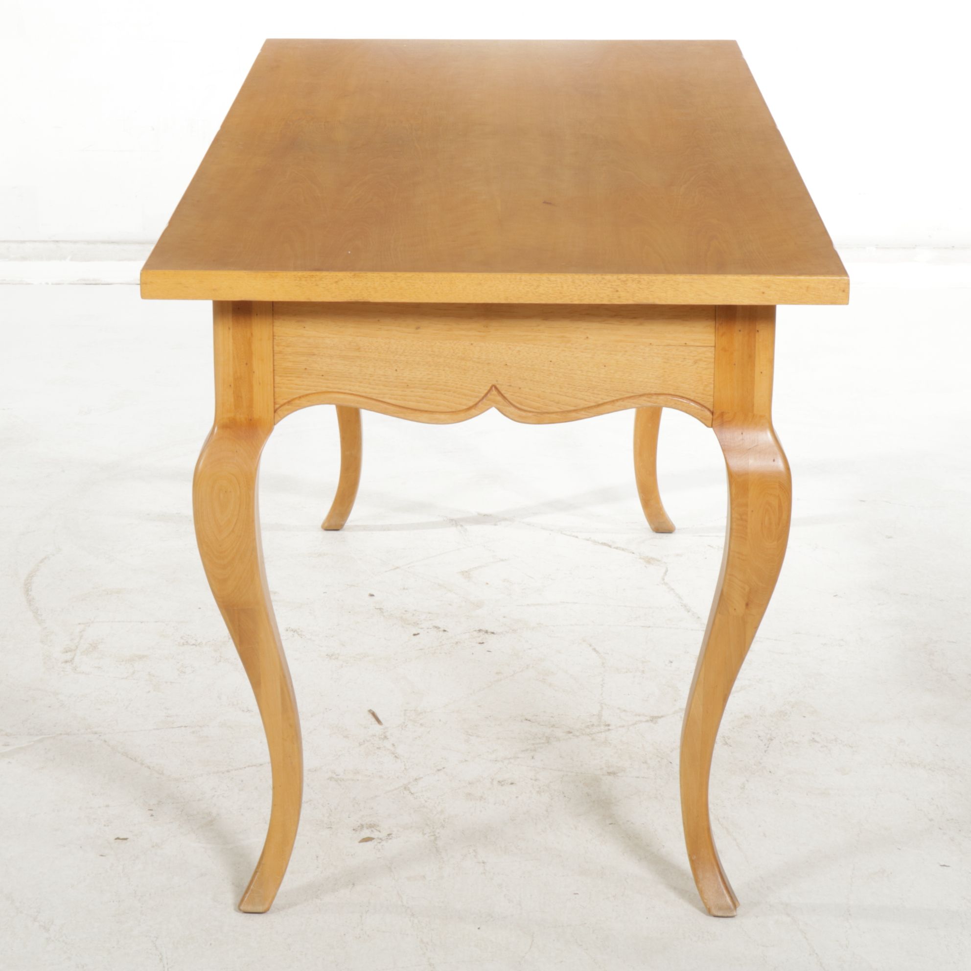 Drexel French Provincial Style Dining Table with Two Ladderback Chairs, 1965