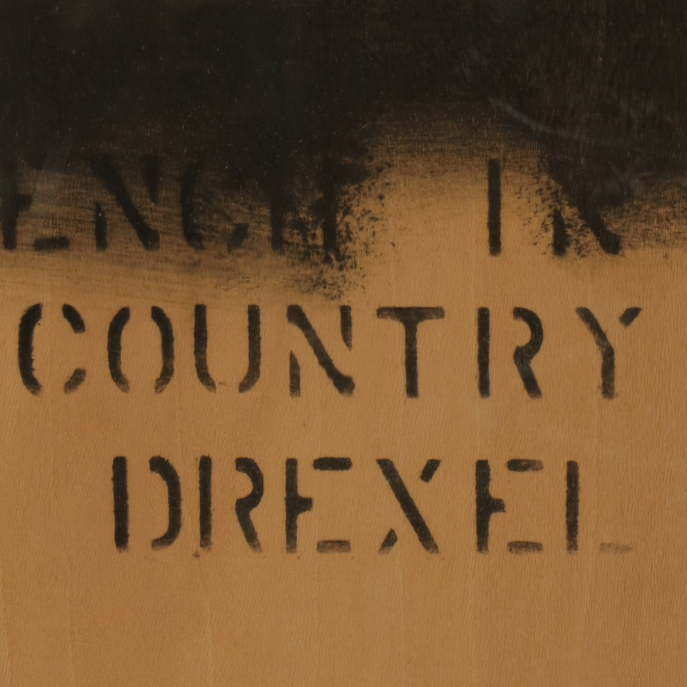 Drexel French Provincial Style Dining Table with Two Ladderback Chairs, 1965