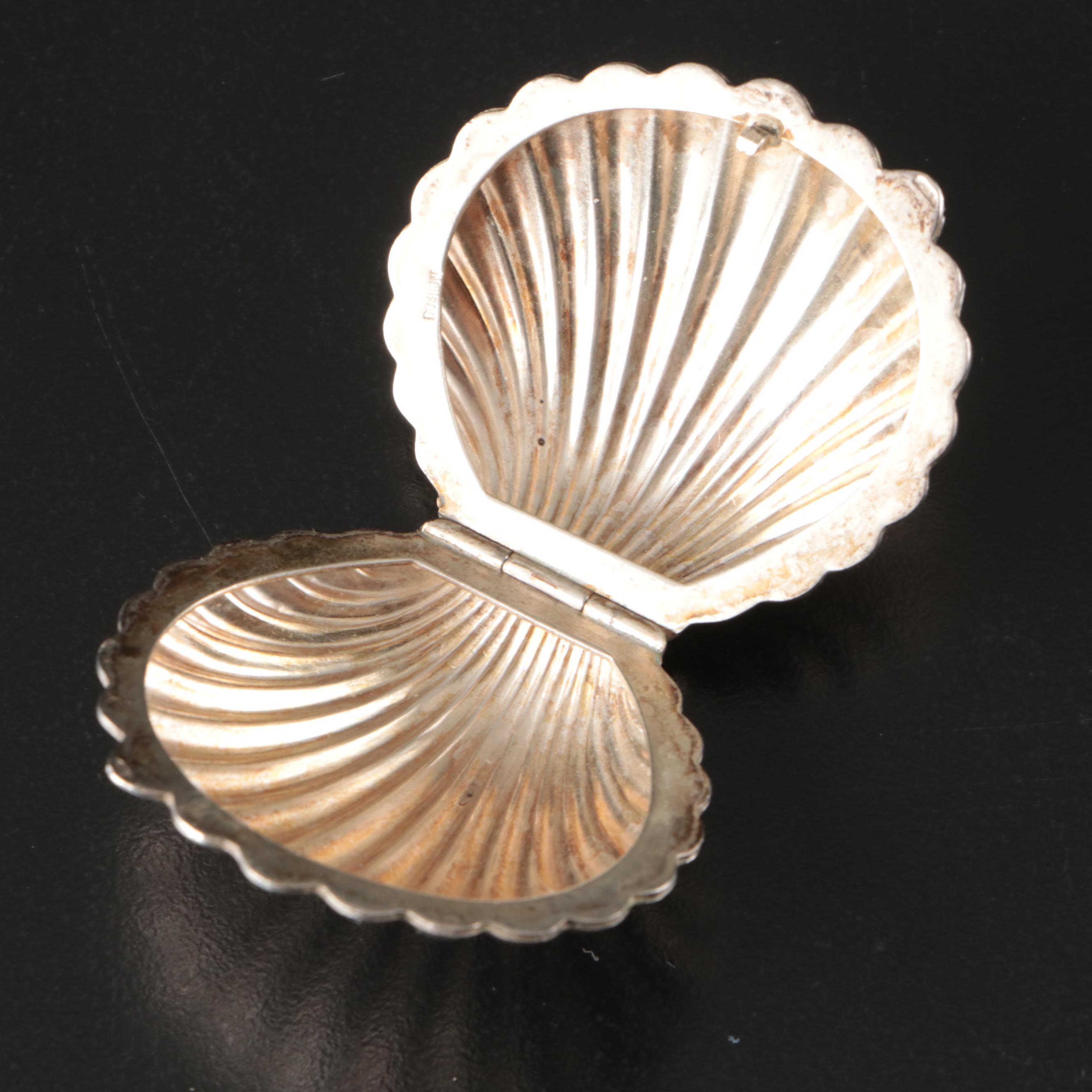 Leonore Doskow Italian Sterling Silver Shell-Form Box