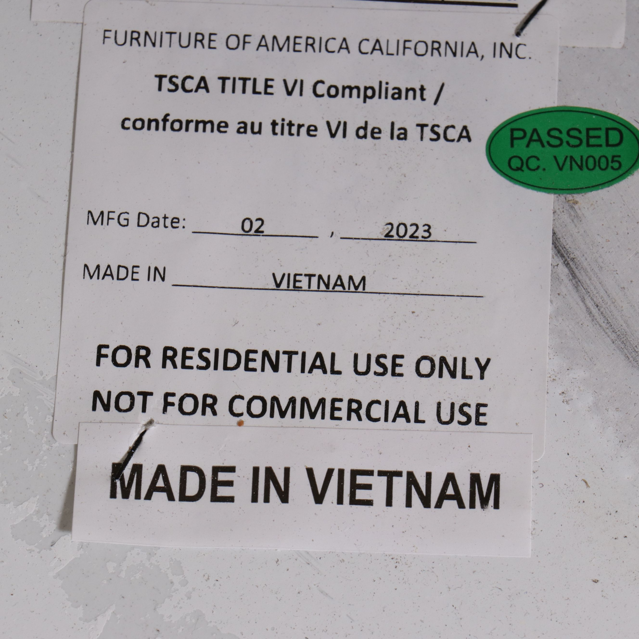 Furniture of America Contemporary Farmhouse Style Marble Top Pedestal Table