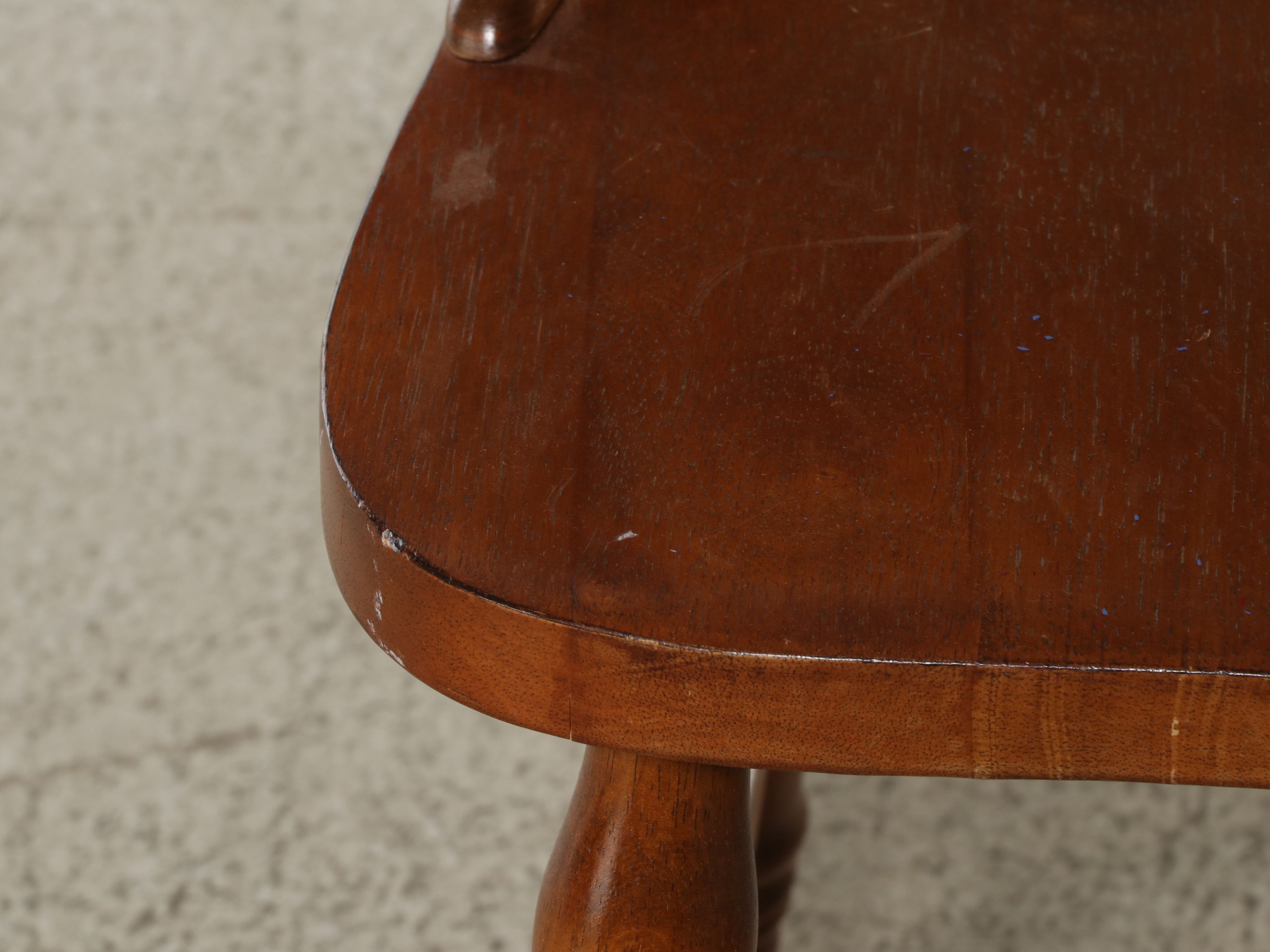 Late Victorian Style Pressed Wood Kitchen Chair