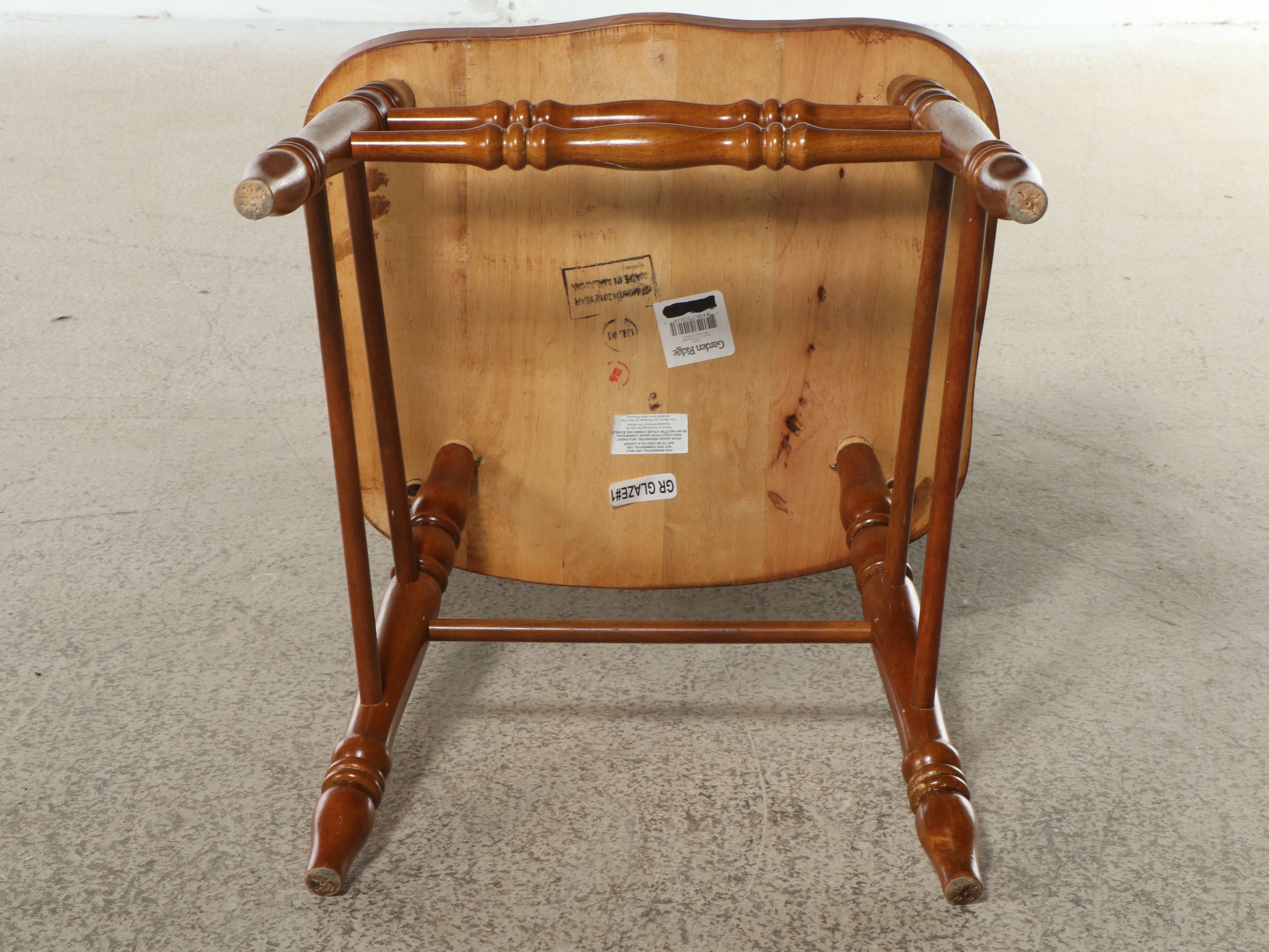Late Victorian Style Pressed Wood Kitchen Chair