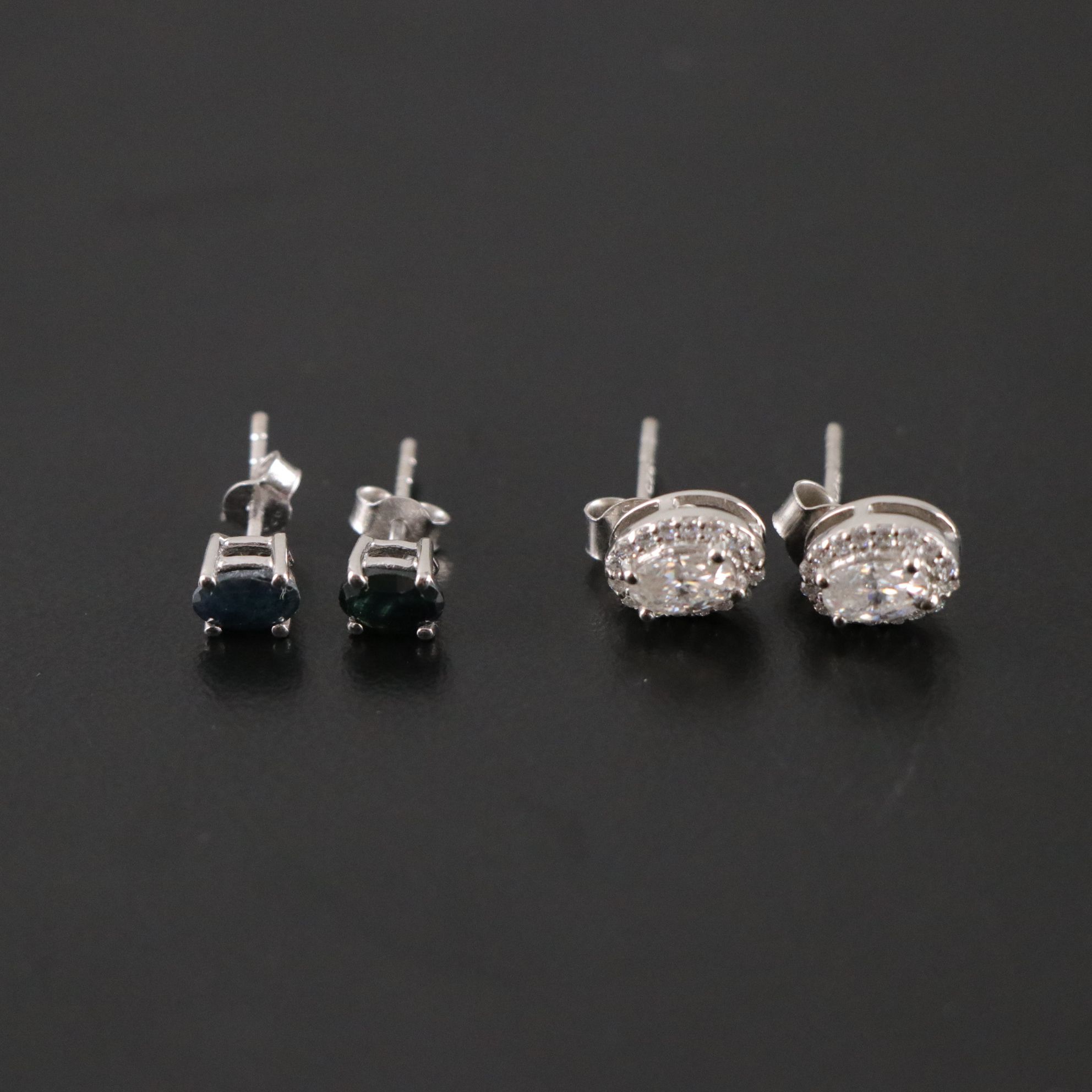 14 Assorted Sterling Silver Rings, Necklaces and Earrings