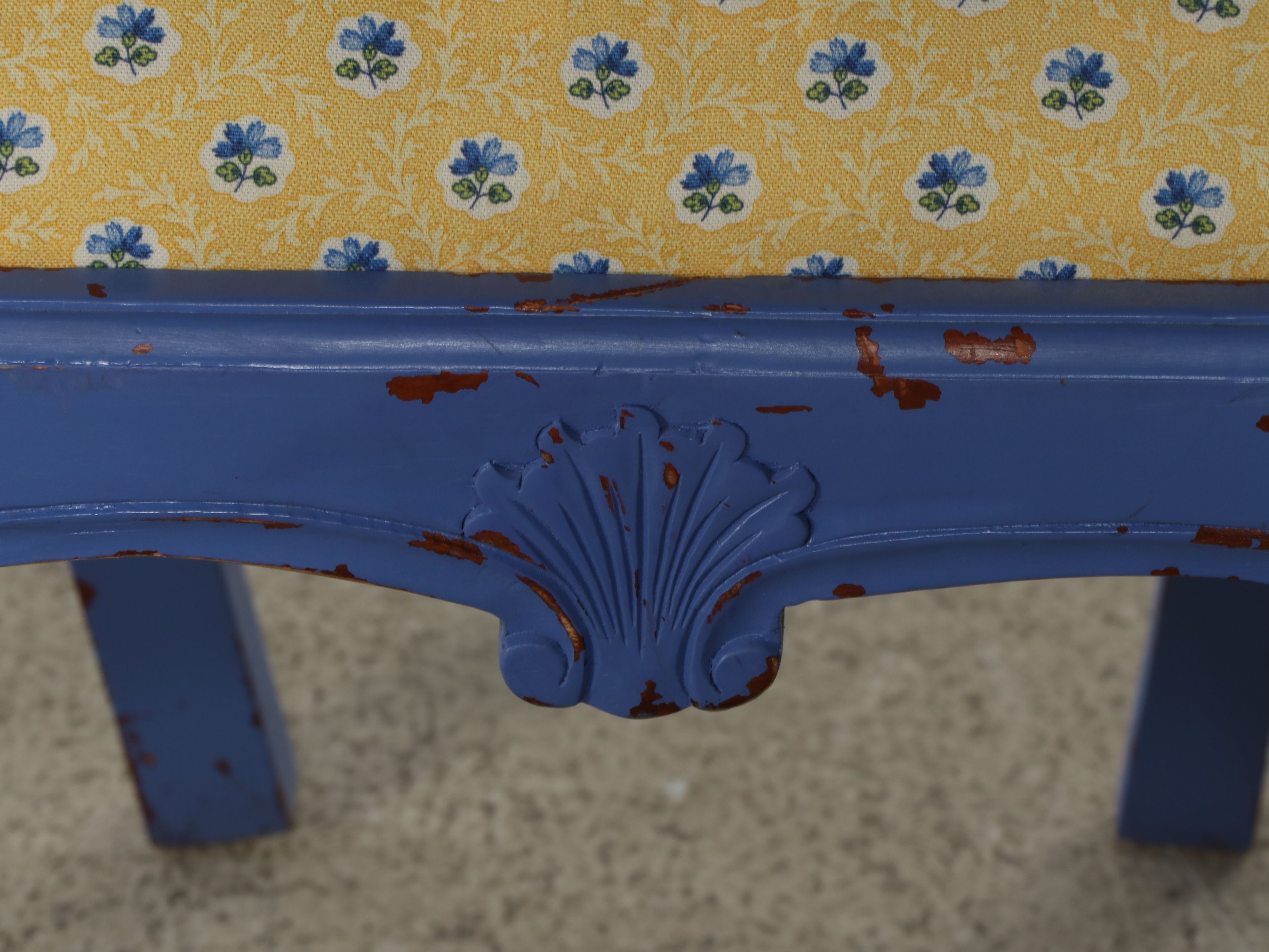 Chinese Chippendale Style Painted Dining Chair, 20th Century