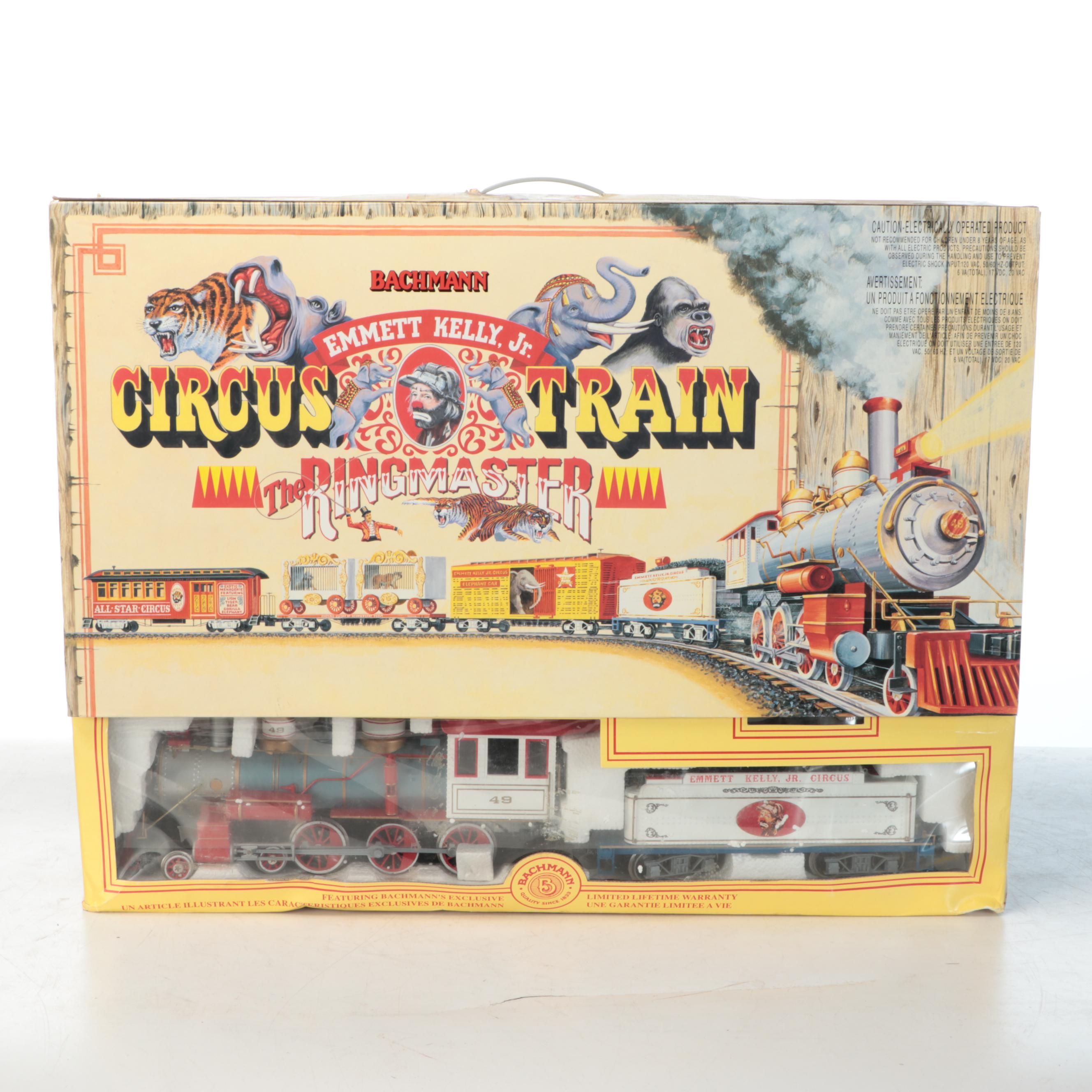 Bachmann Emmett Kelly Jr. Circus Ringmaster Train Set