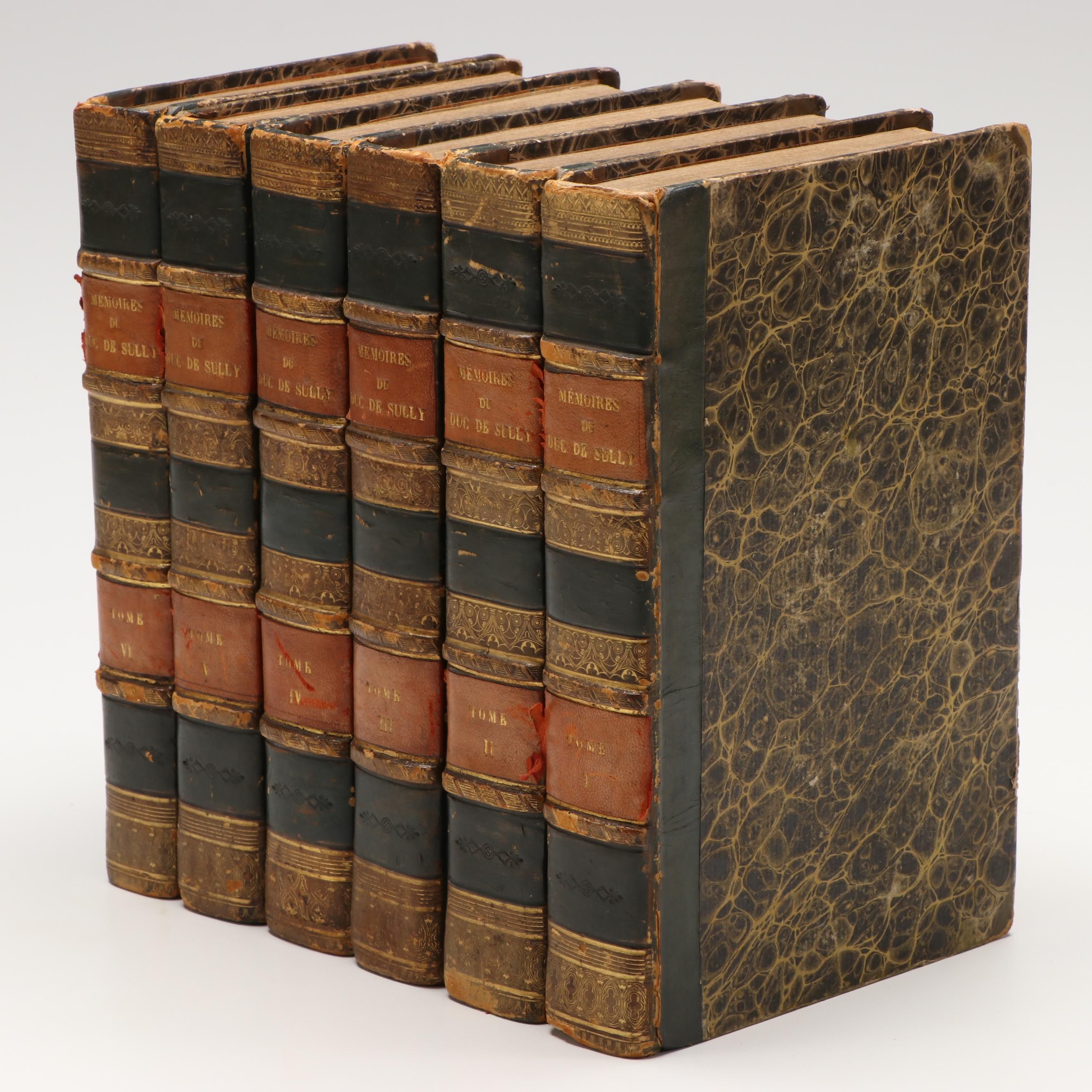 "Mémoires du Duc De Sully" Volumes 1-6