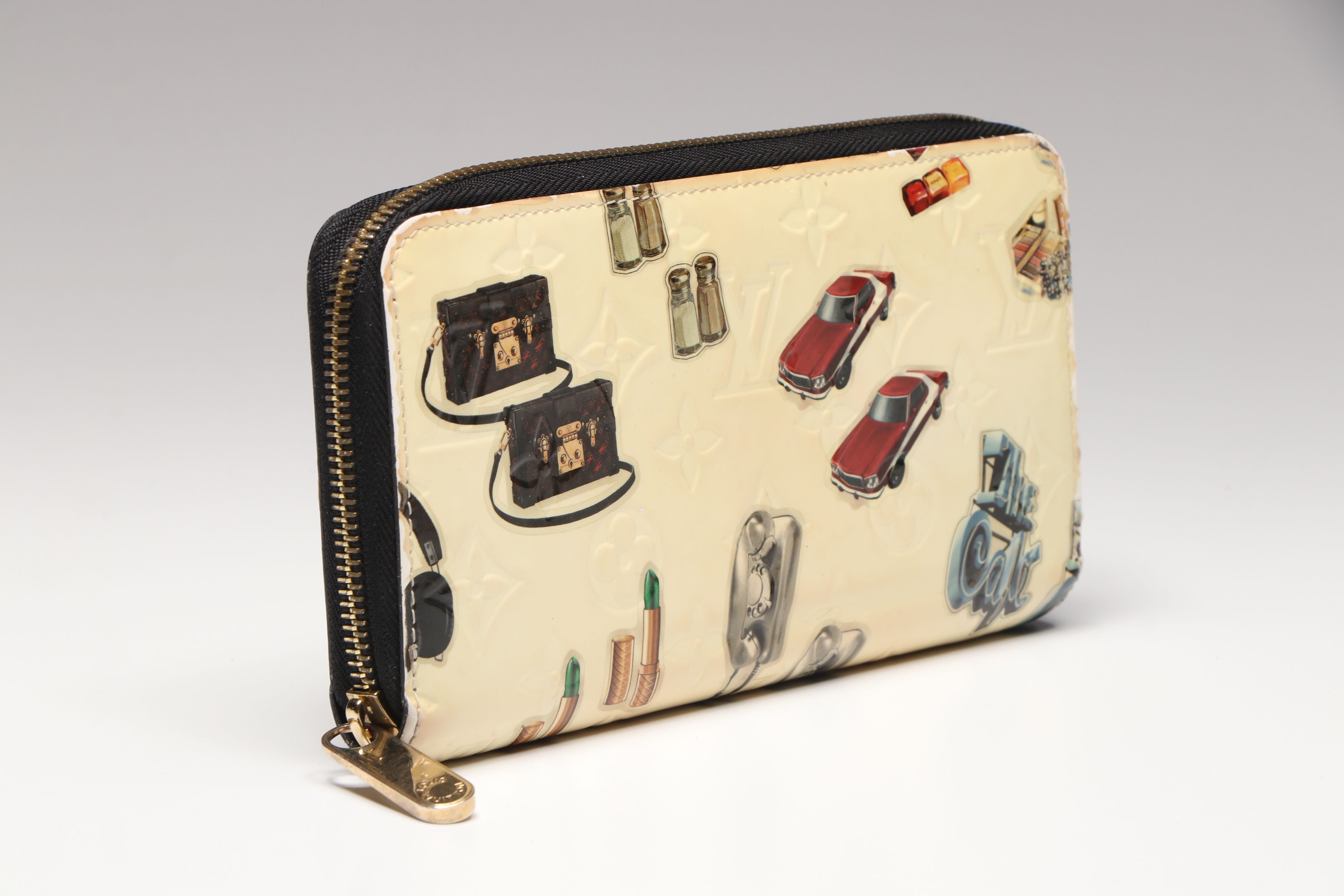 Louis Vuitton Monogram Nicolas Ghesquière Vernis Zippy Wallet in Box