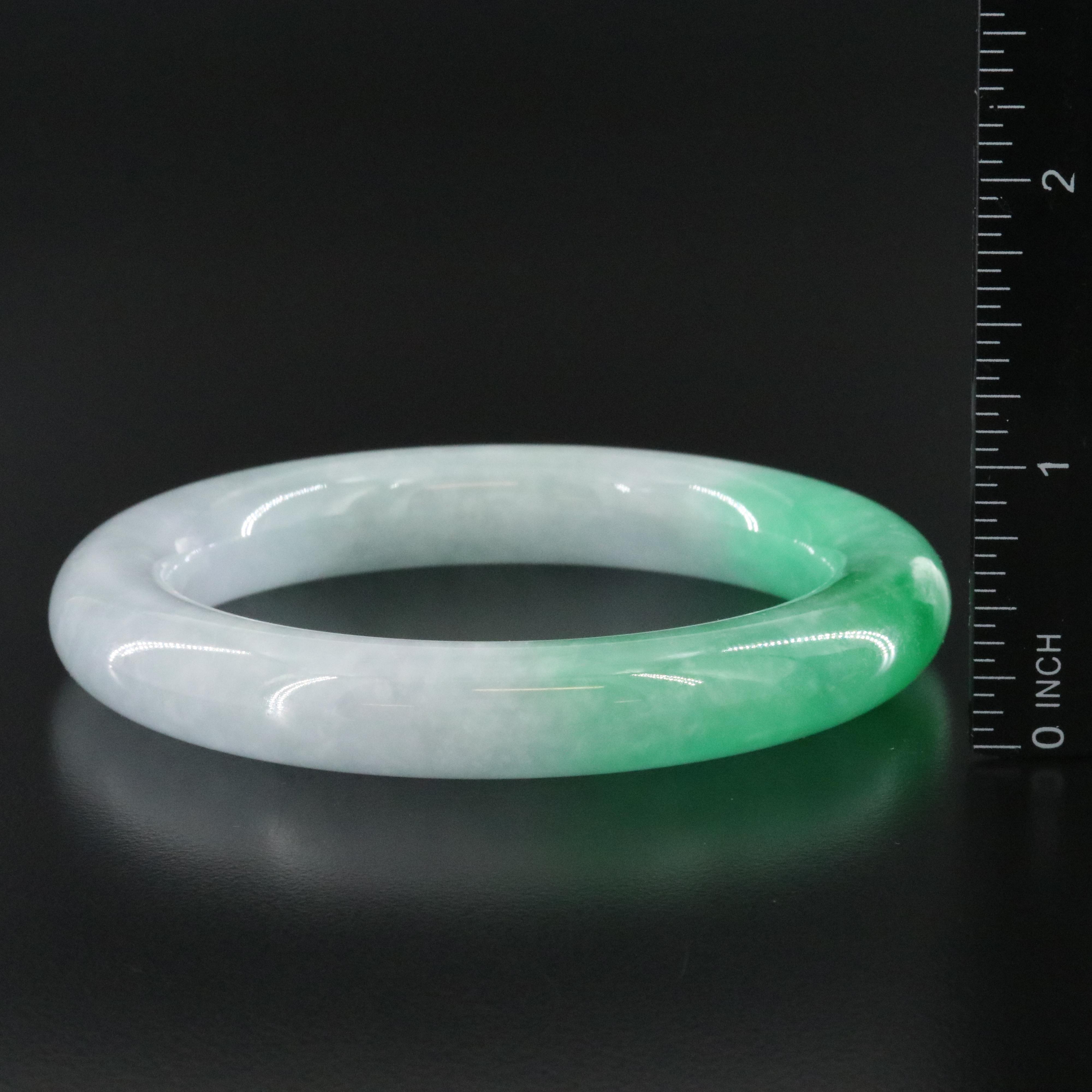 Jadeite Hololith Bangle