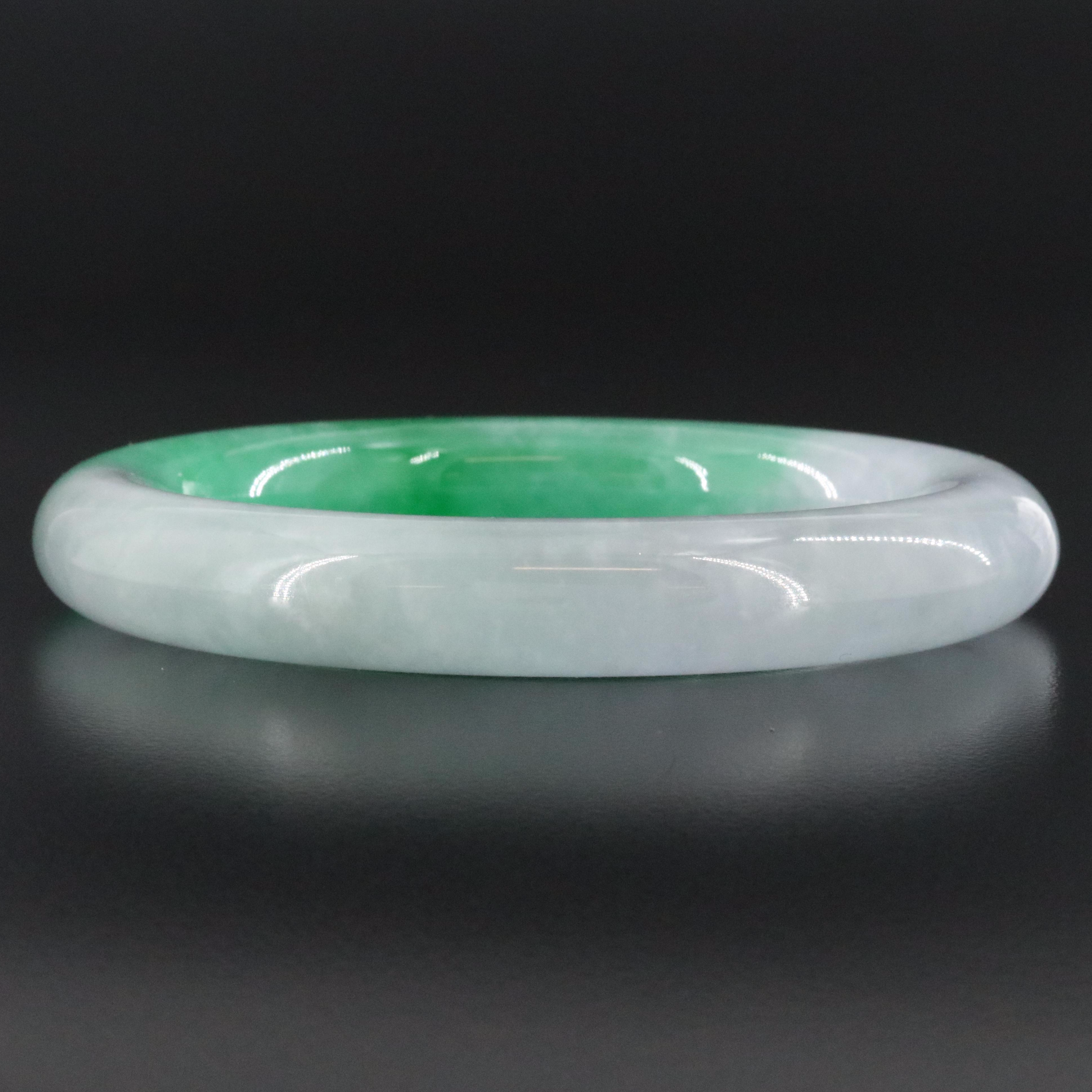 Jadeite Hololith Bangle