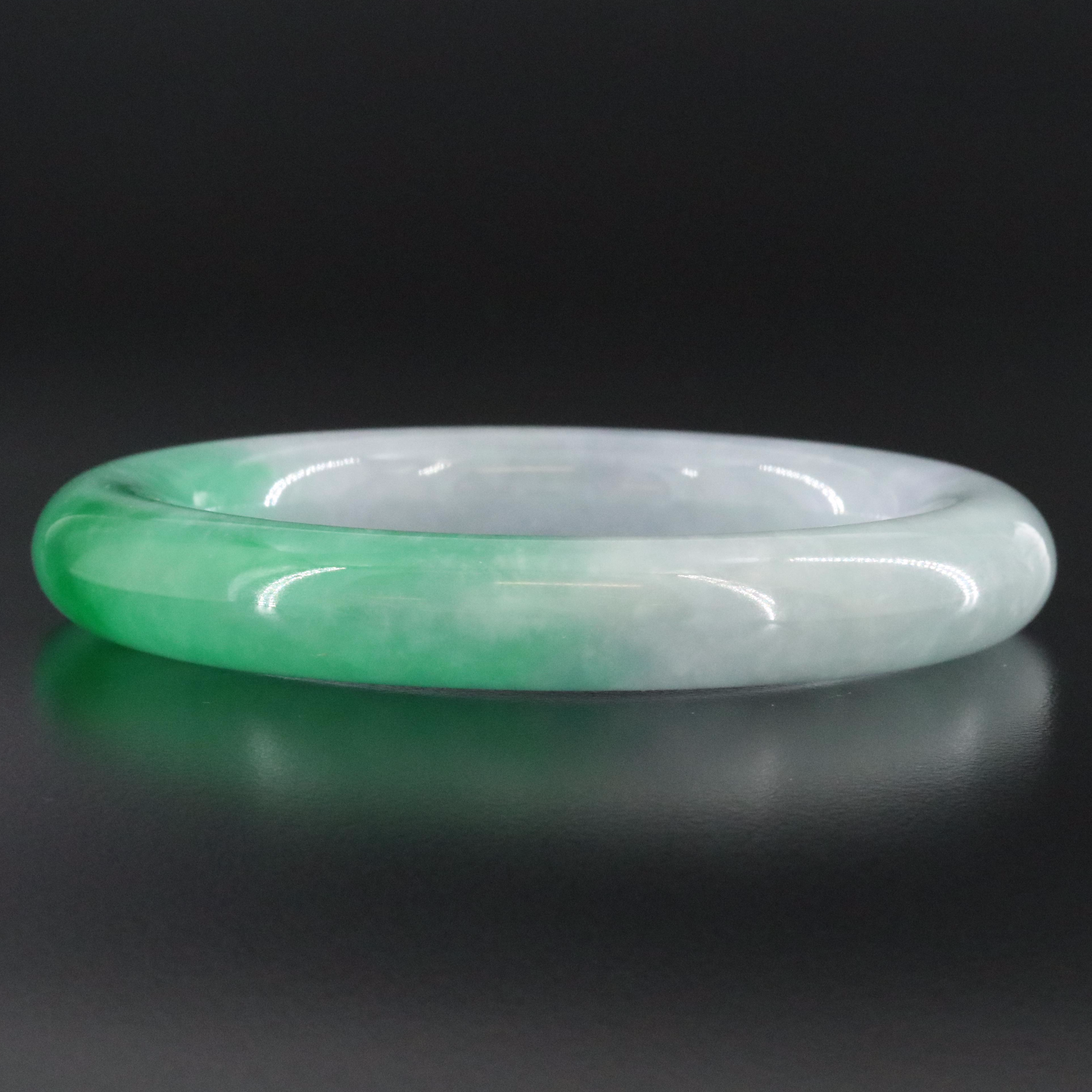 Jadeite Hololith Bangle
