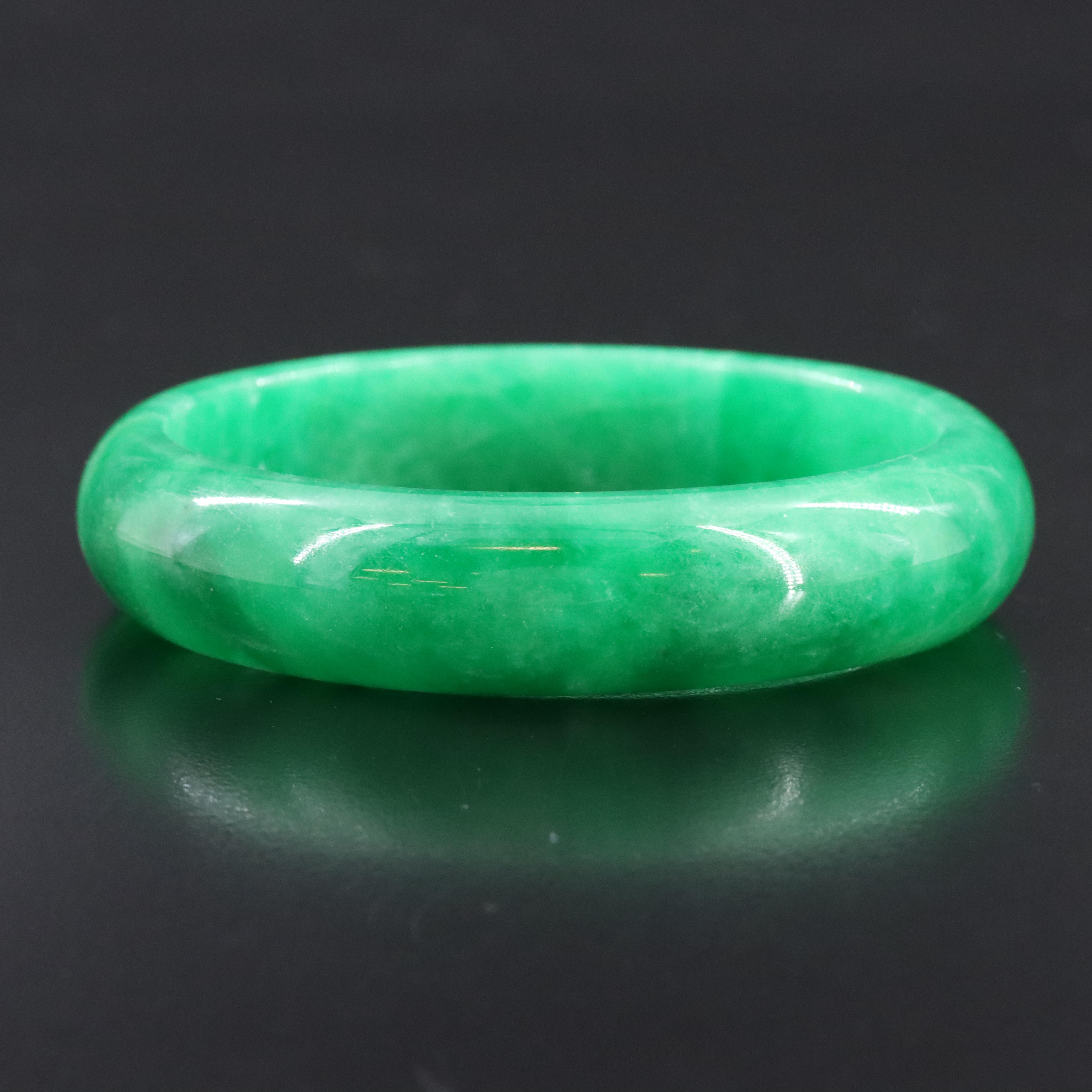 Jadeite Hololith Bangle