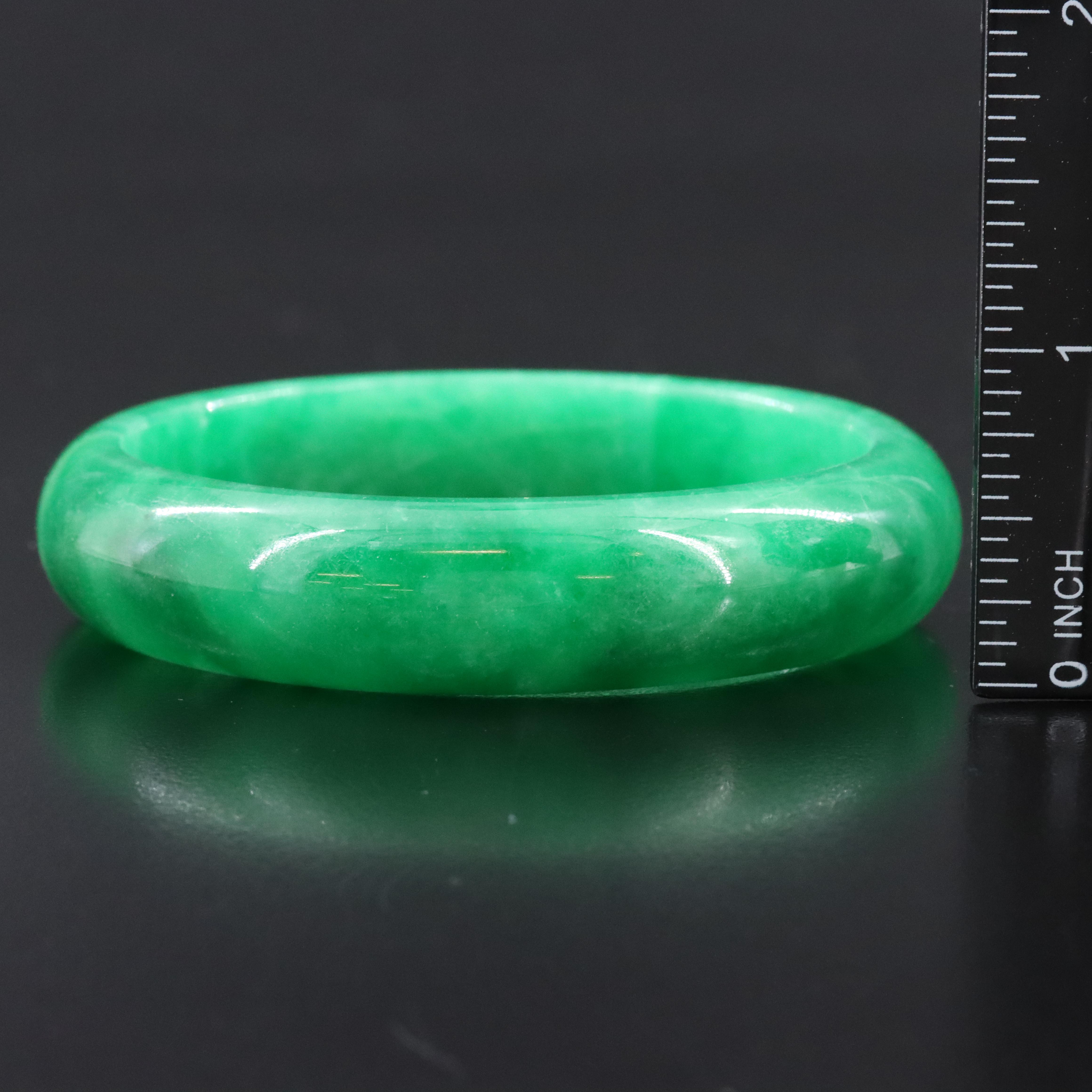 Jadeite Hololith Bangle