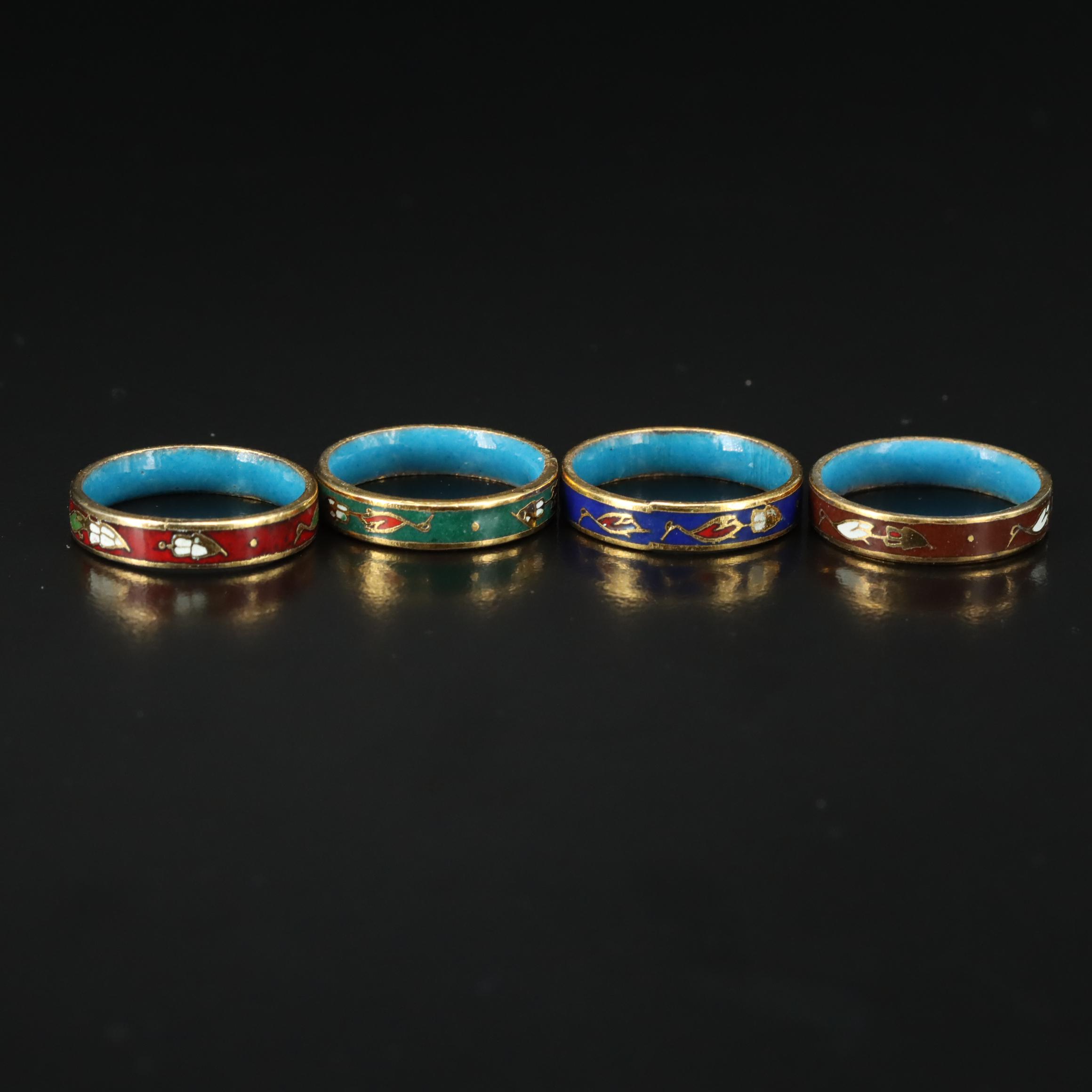 Cloisonné Enamel Bands