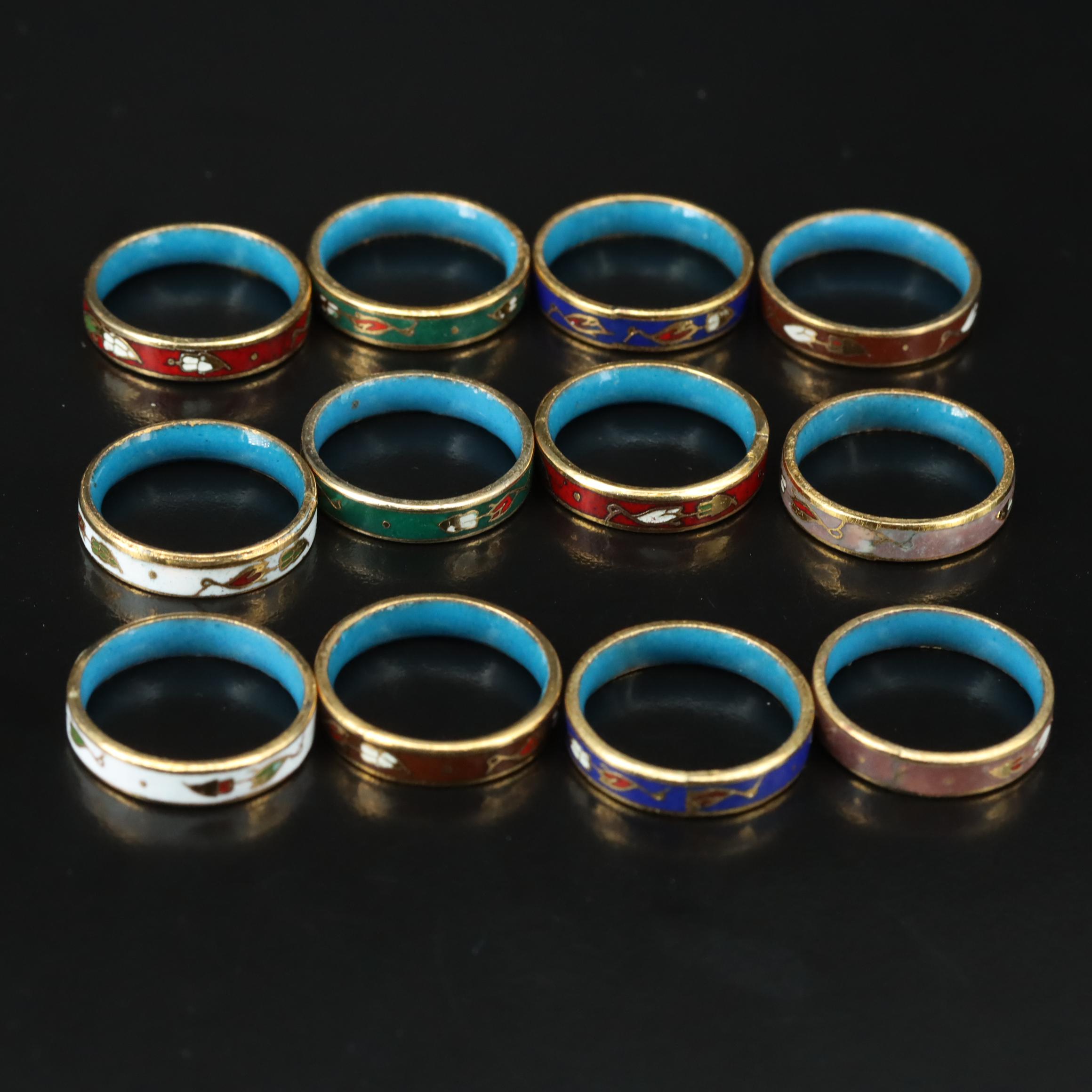 Cloisonné Enamel Bands