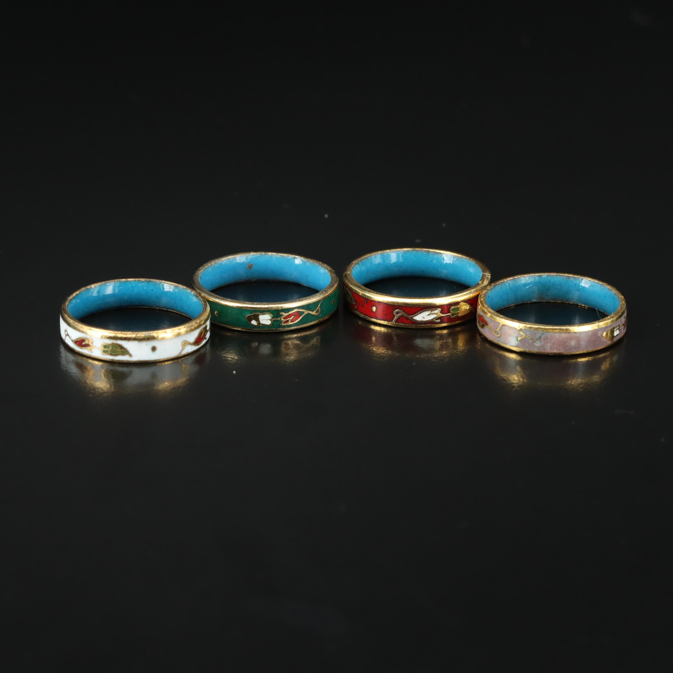 Cloisonné Enamel Bands