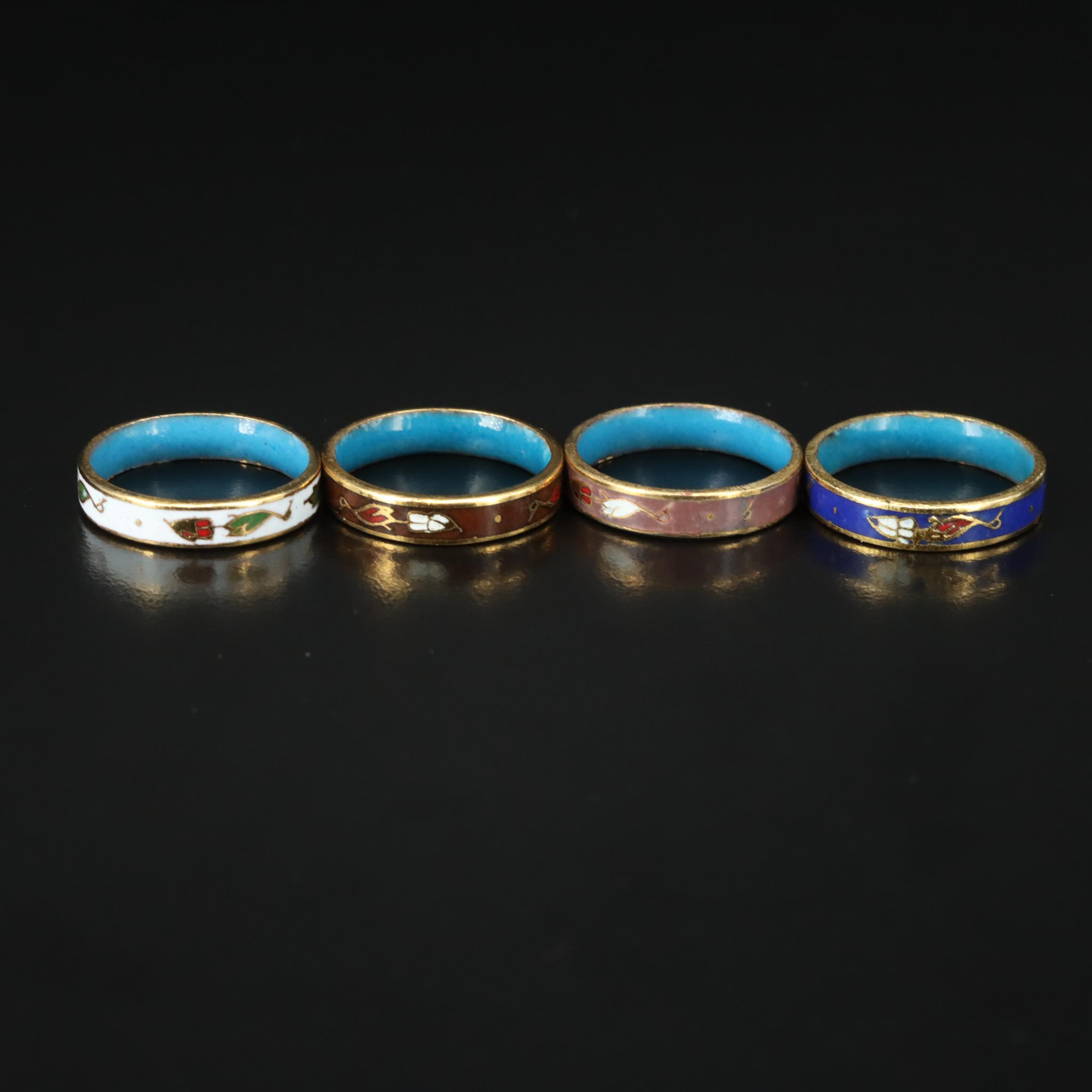 Cloisonné Enamel Bands