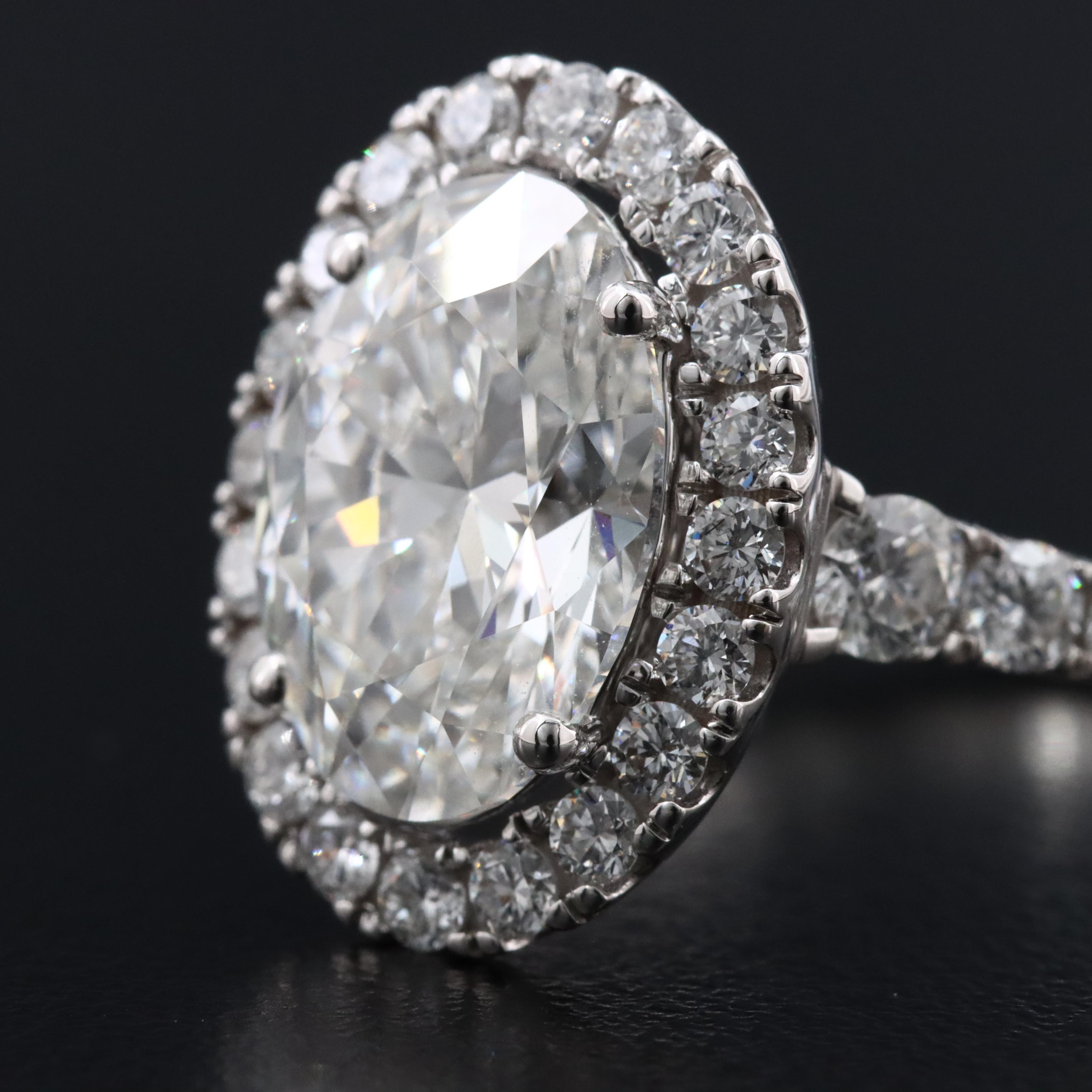 14K 4.82 CTW Lab Grown Diamond Ring