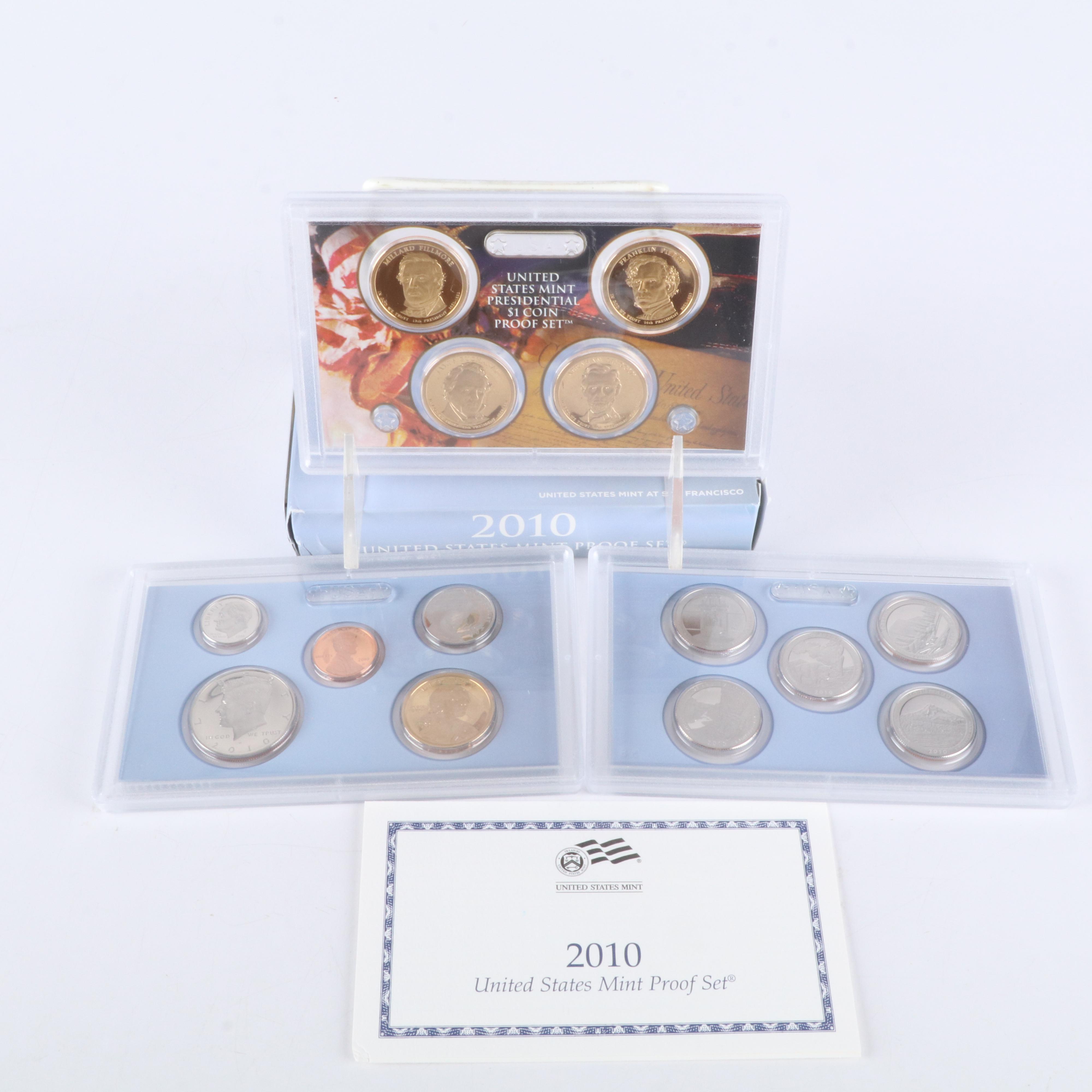 Four Different Modern U.S. Proof Sets
