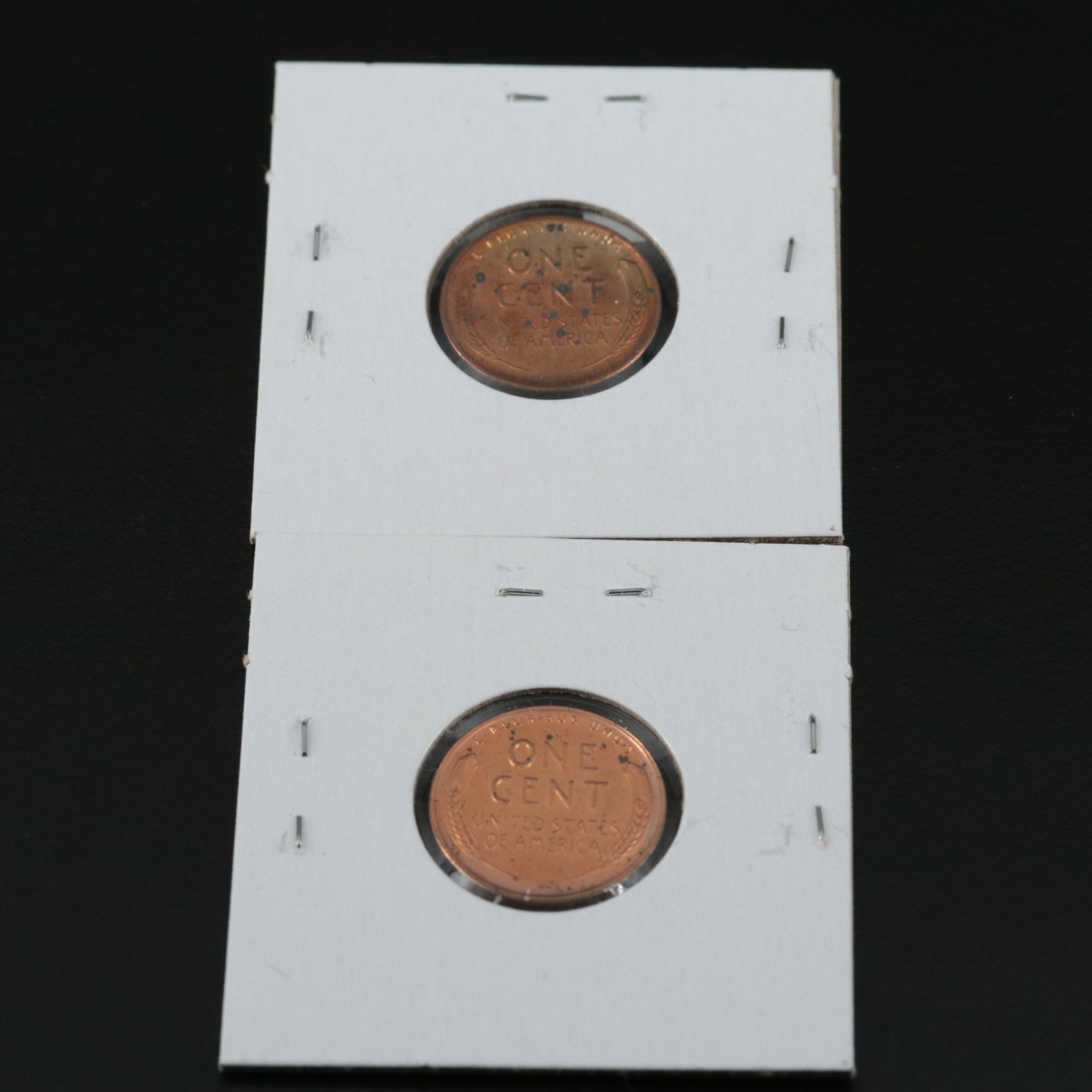 Six Different Lincoln Cent Proof Coins 1954-1959
