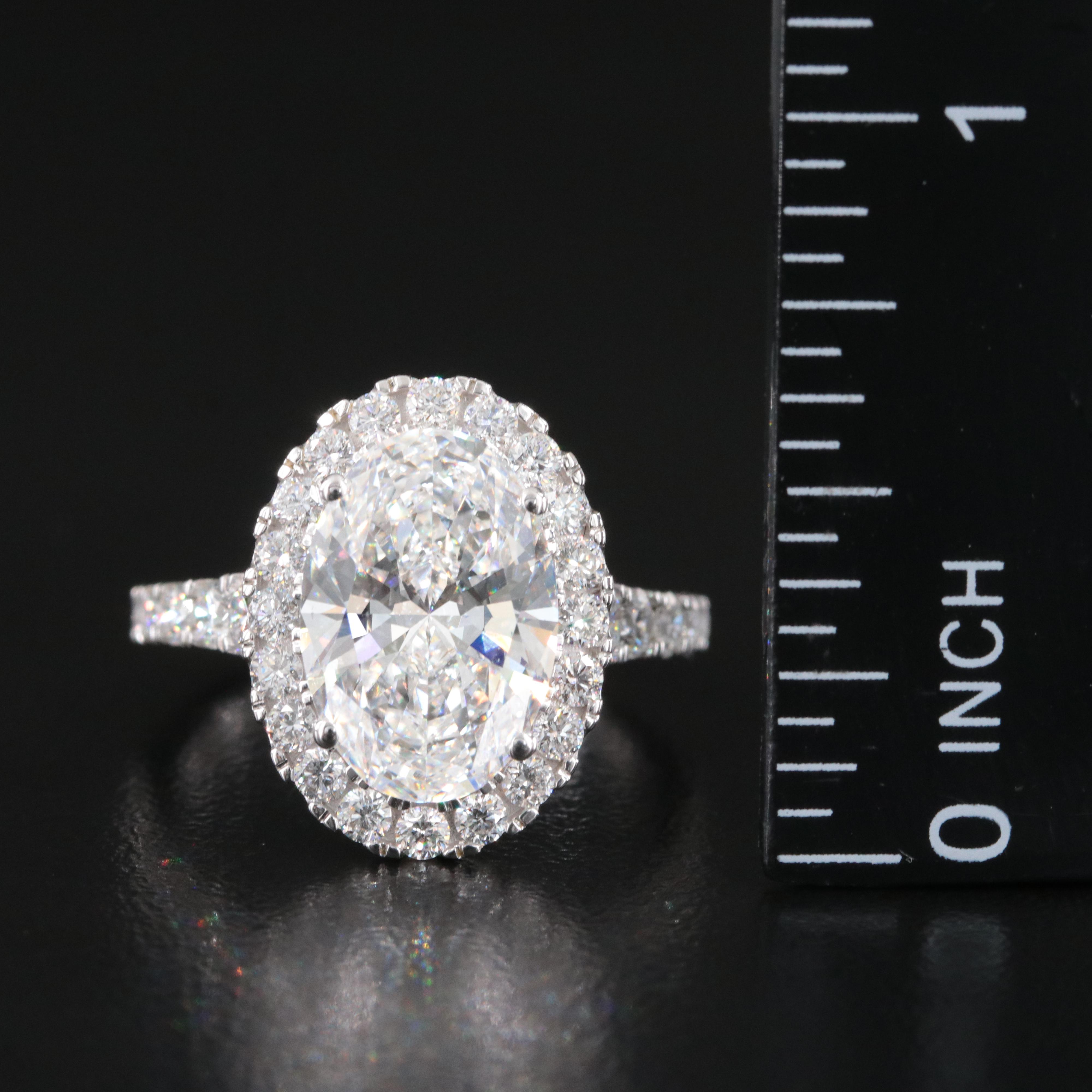 14K 5.19 CTW Lab Grown Diamond Ring