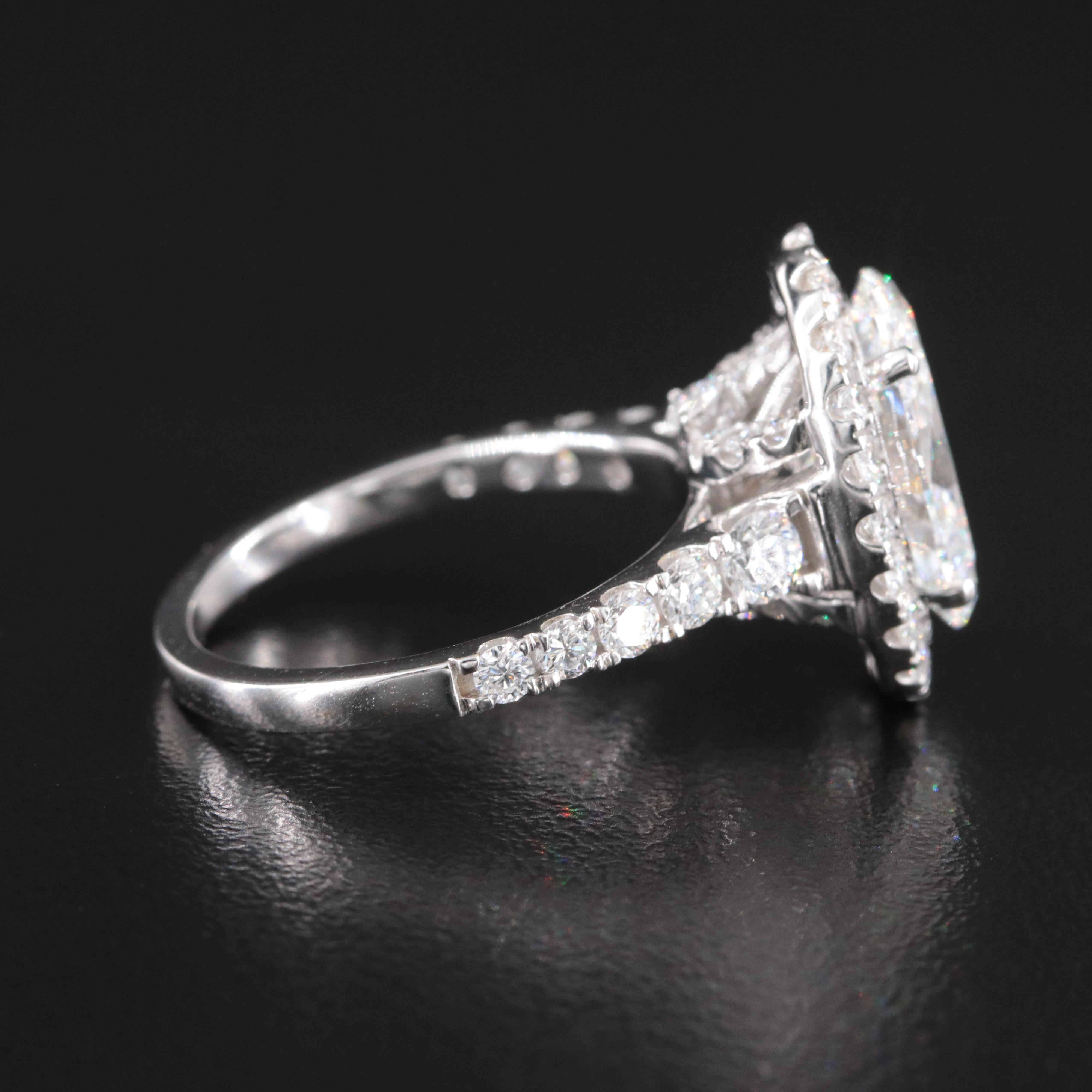 14K 5.19 CTW Lab Grown Diamond Ring