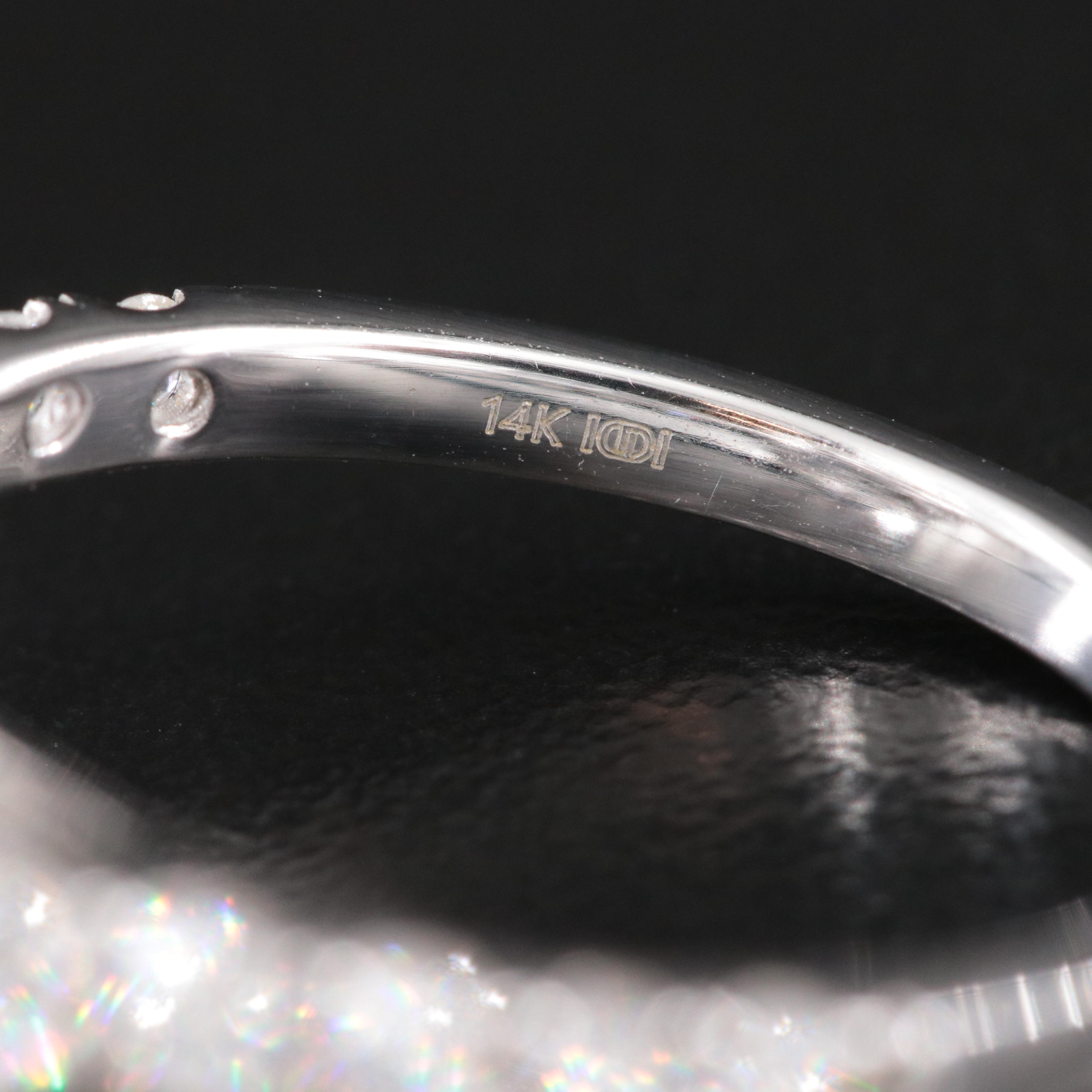 14K 5.19 CTW Lab Grown Diamond Ring