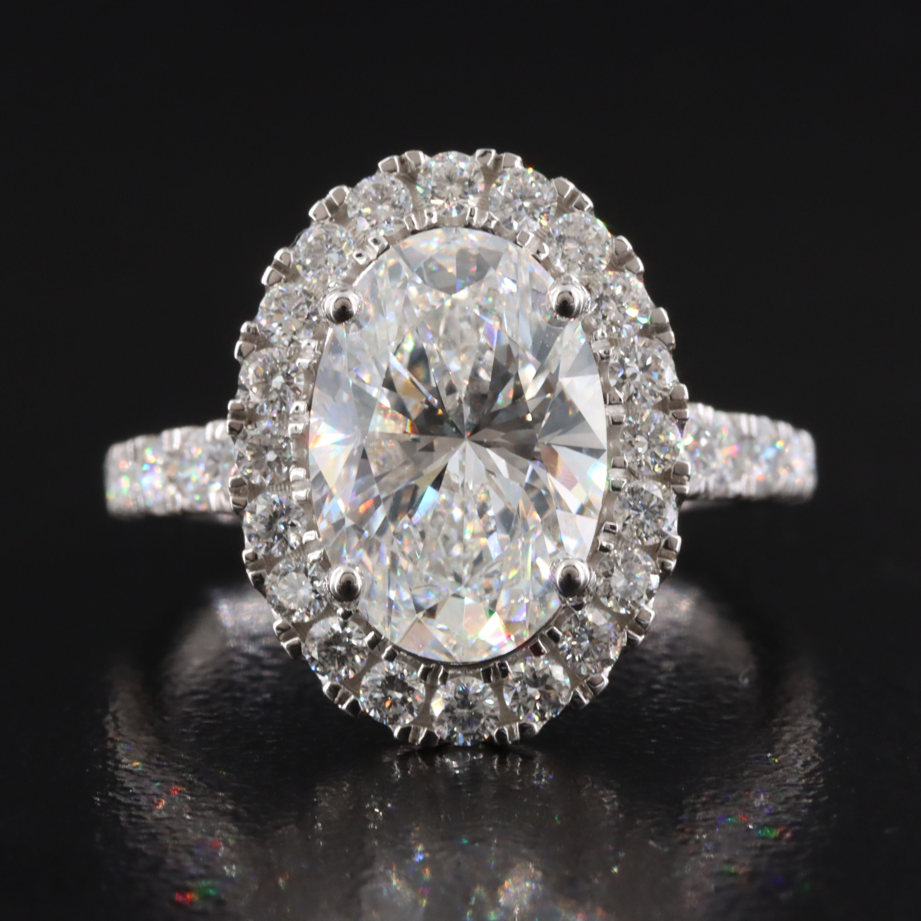 14K 4.57 CTW Lab Grown Diamond Ring