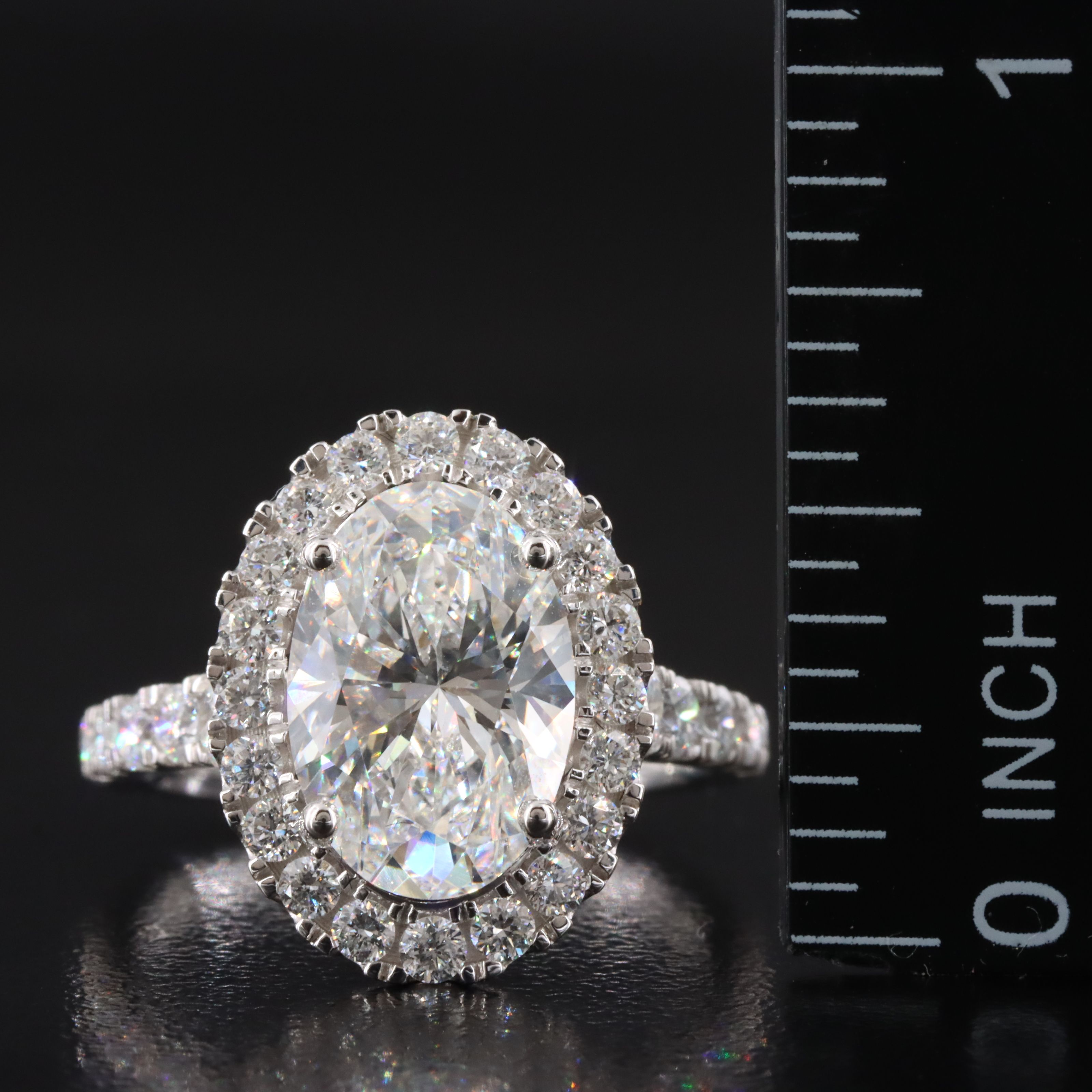 14K 4.57 CTW Lab Grown Diamond Ring