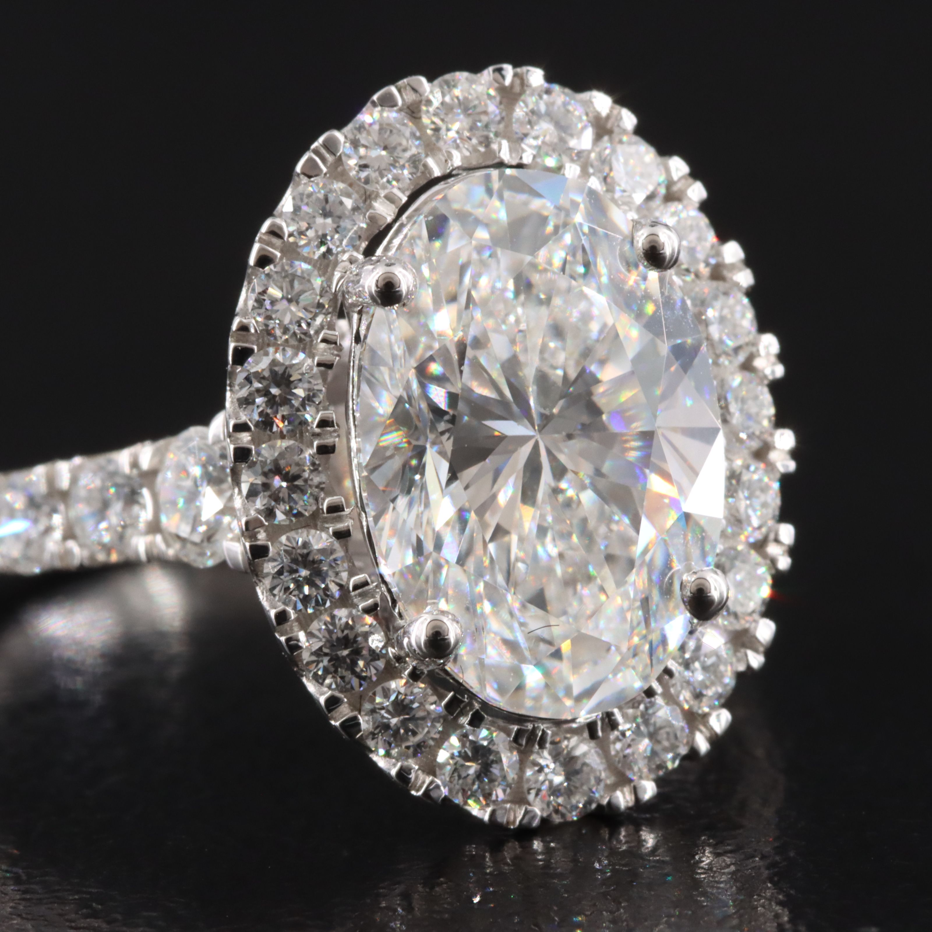 14K 4.57 CTW Lab Grown Diamond Ring