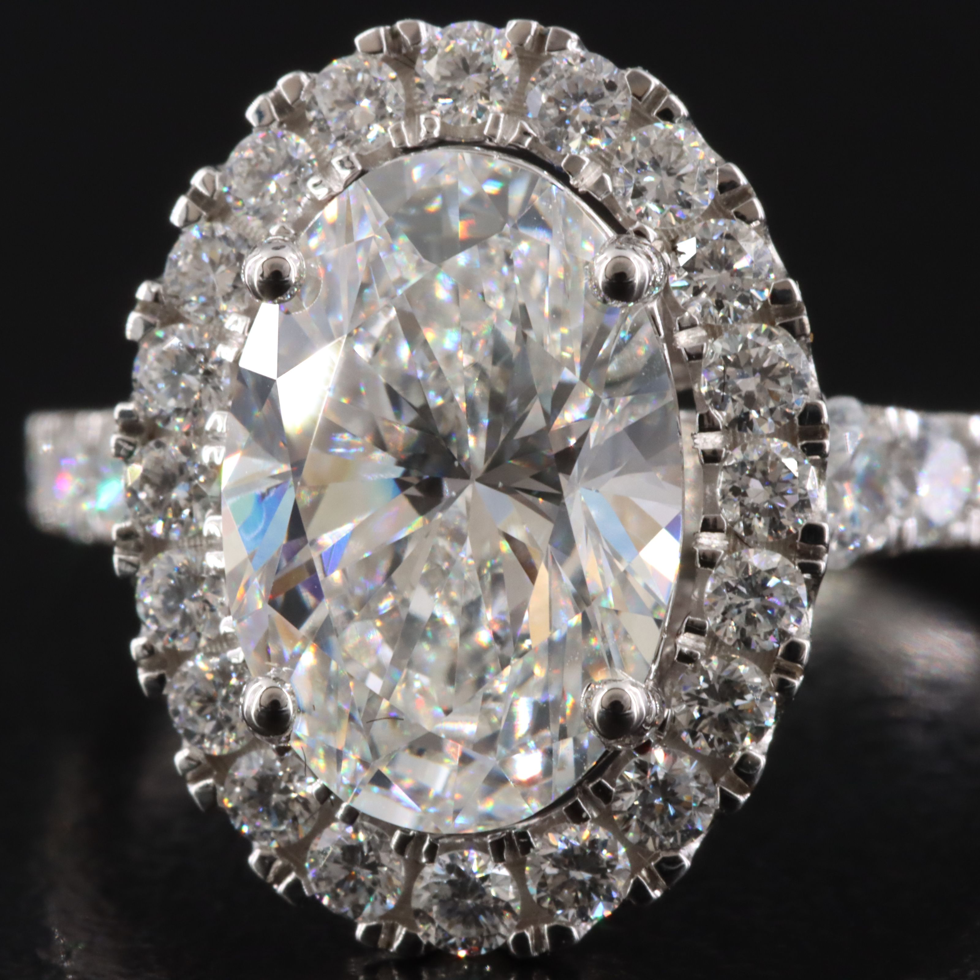 14K 4.57 CTW Lab Grown Diamond Ring