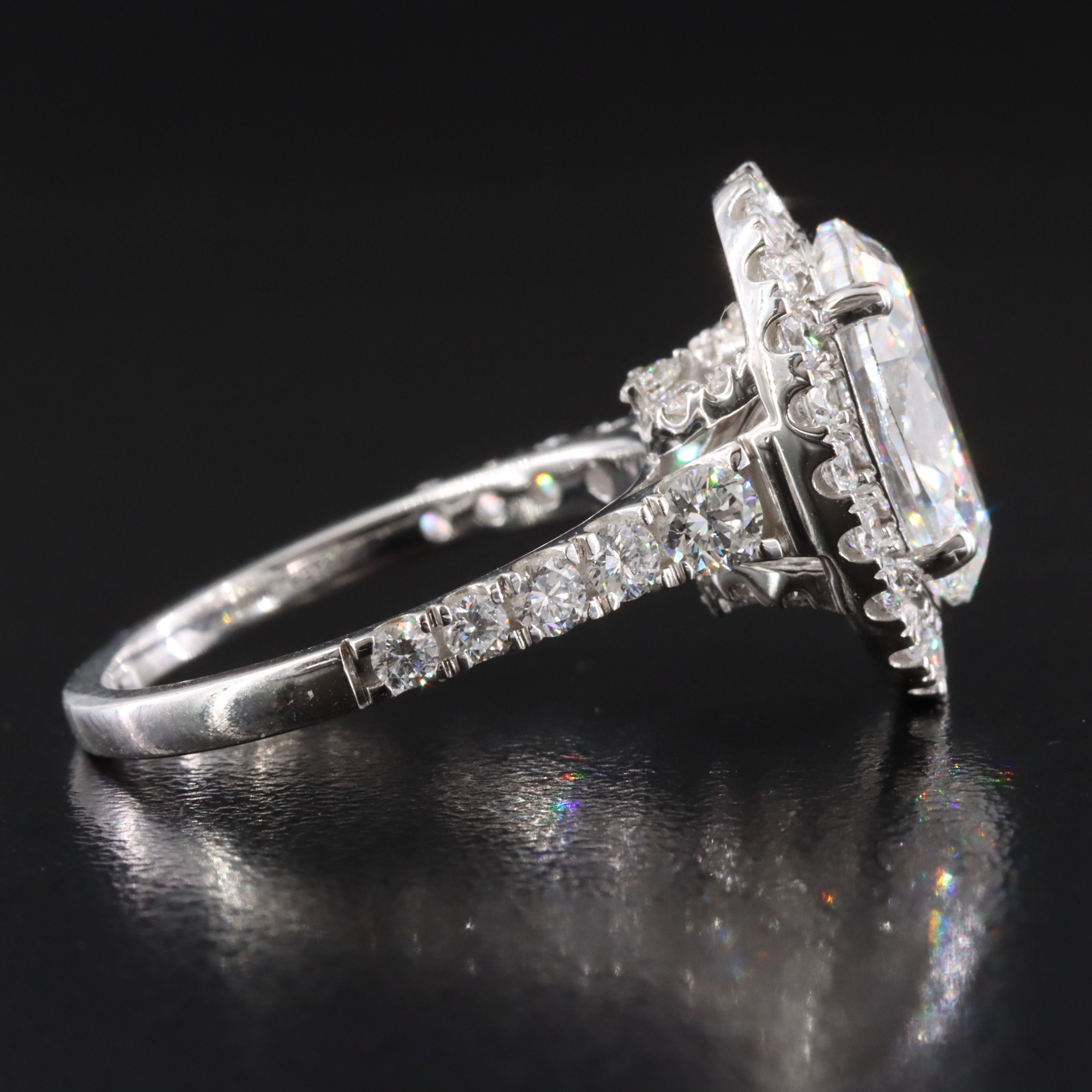 14K 4.57 CTW Lab Grown Diamond Ring