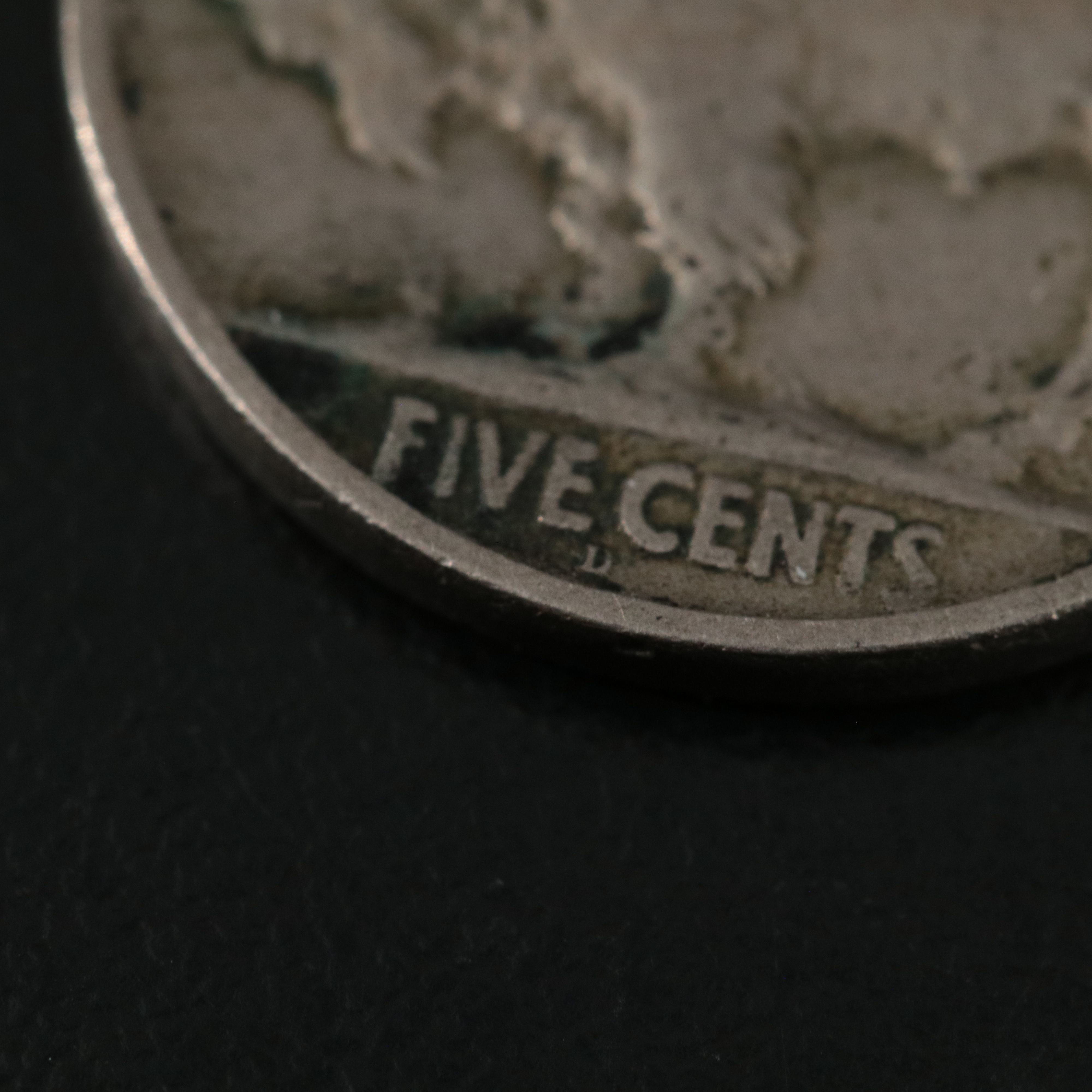 Five Buffalo Nickels:  1917-D, 1918-D, 1918-S, 1926-D and 1938-D