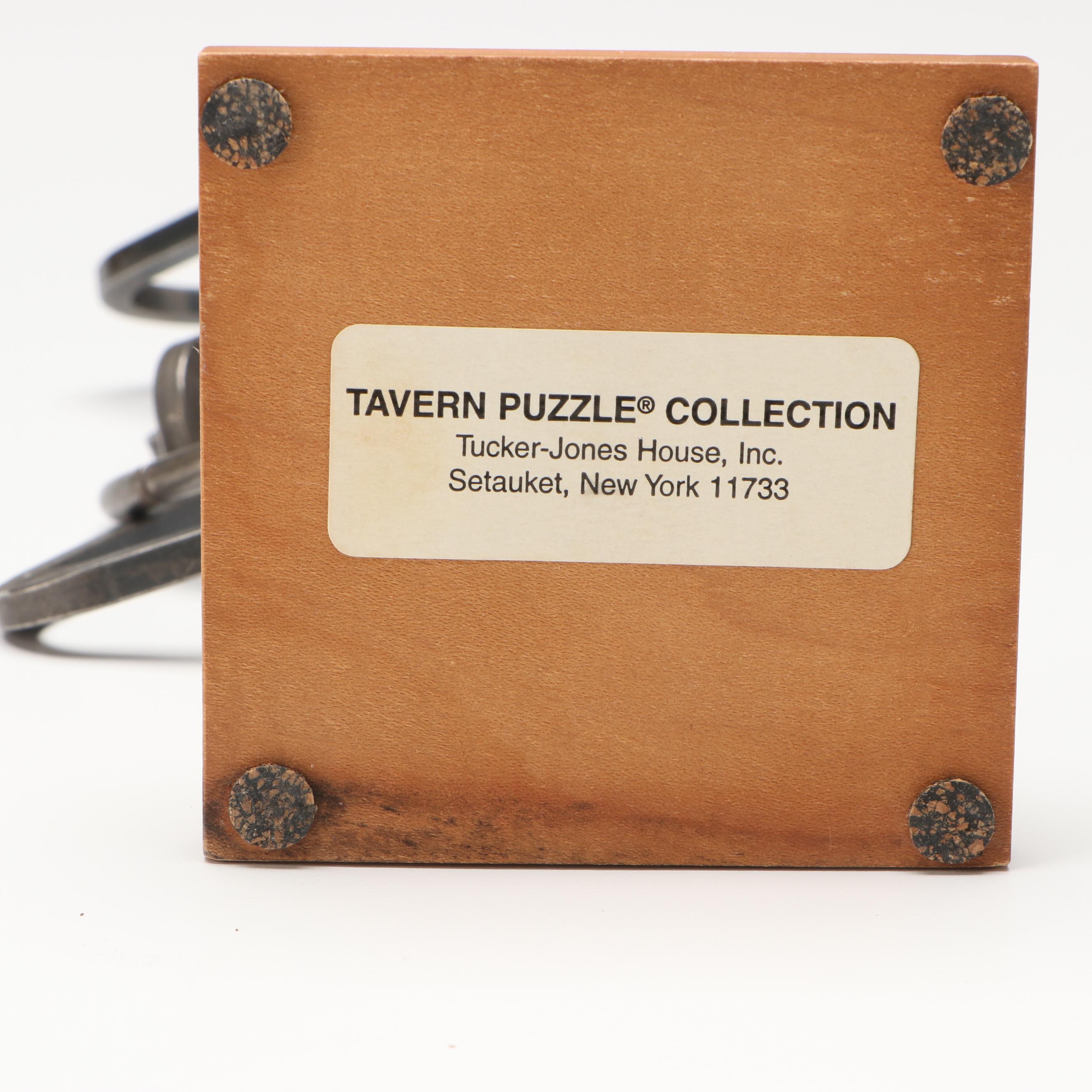 Iron Maiden Tavern Puzzle with Elephant-Shaped and Other Wooden Puzzle