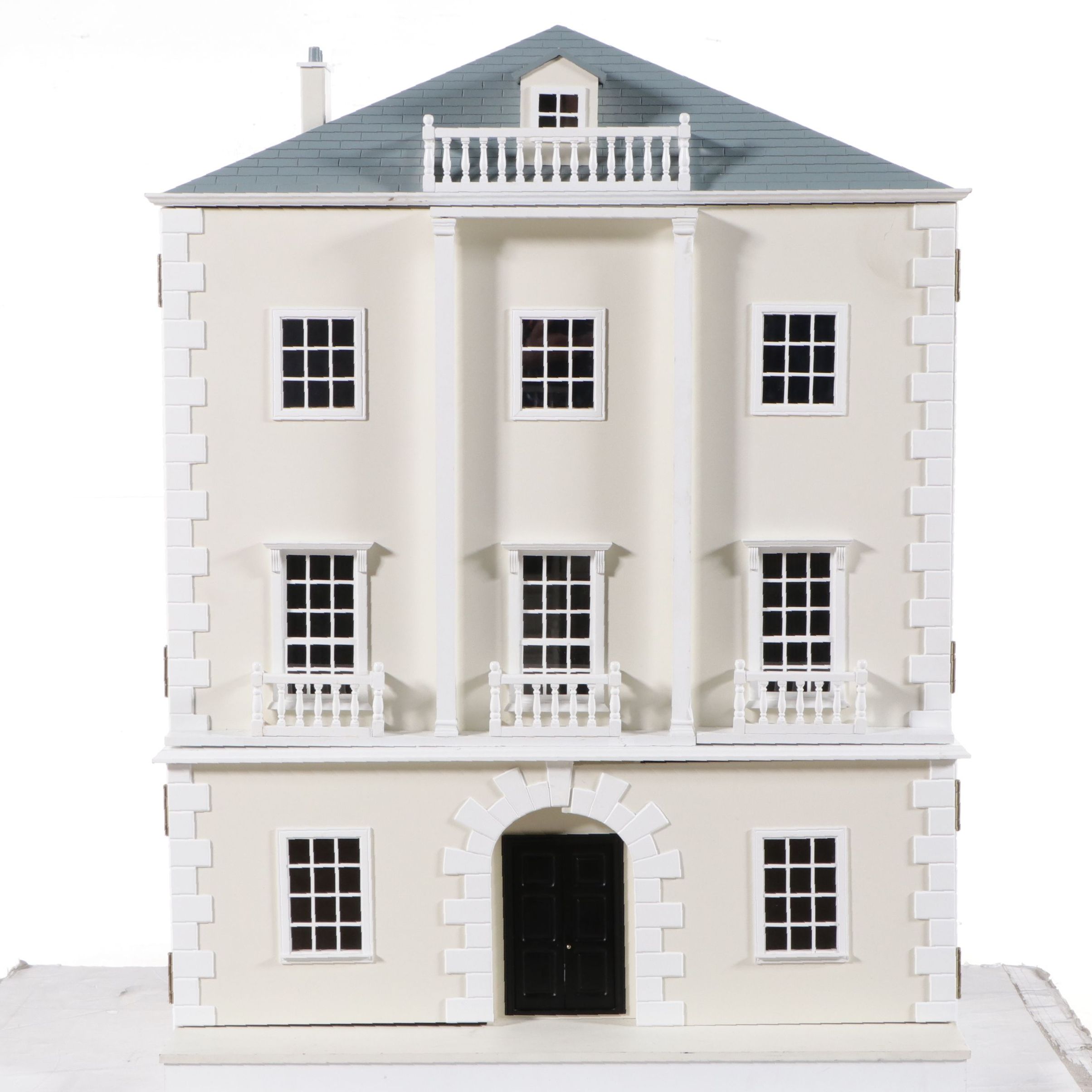 English Style Handcrafted Wooden Dollhouse