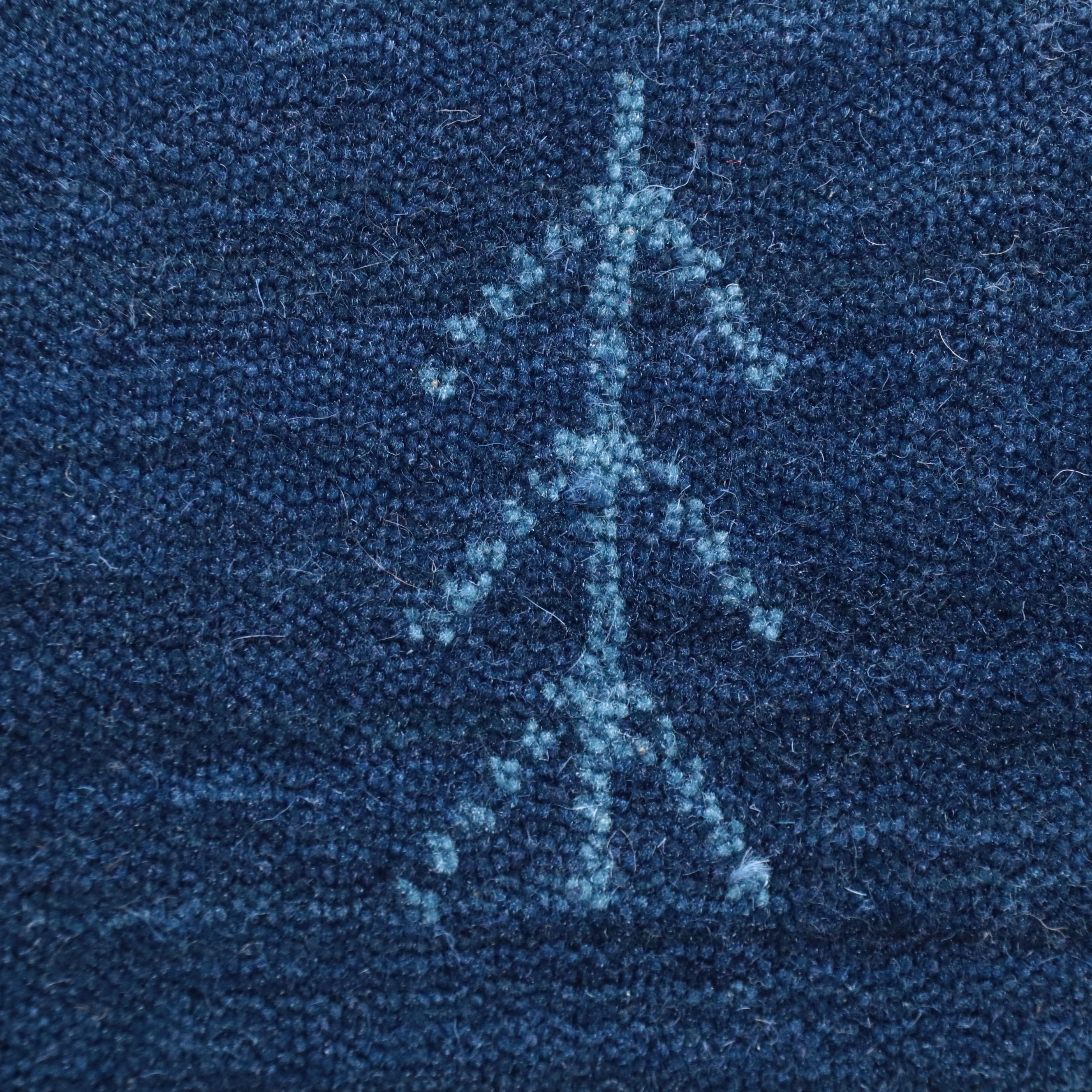 7'10 x 9'9 Hand-Knotted Indo-Persian Gabbeh Area Rug